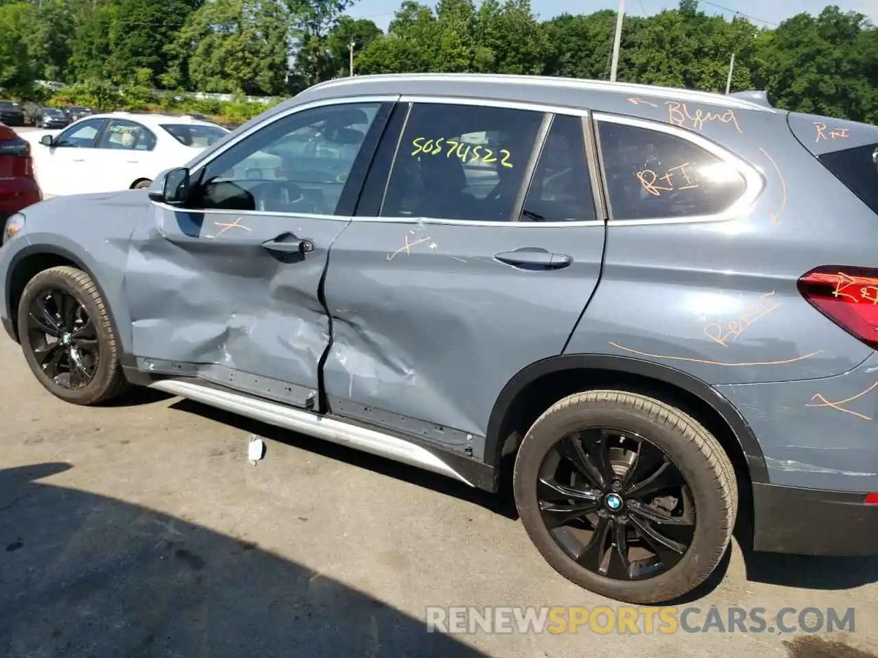 9 Photograph of a damaged car WBXJG9C0XL5R59030 BMW X1 2020