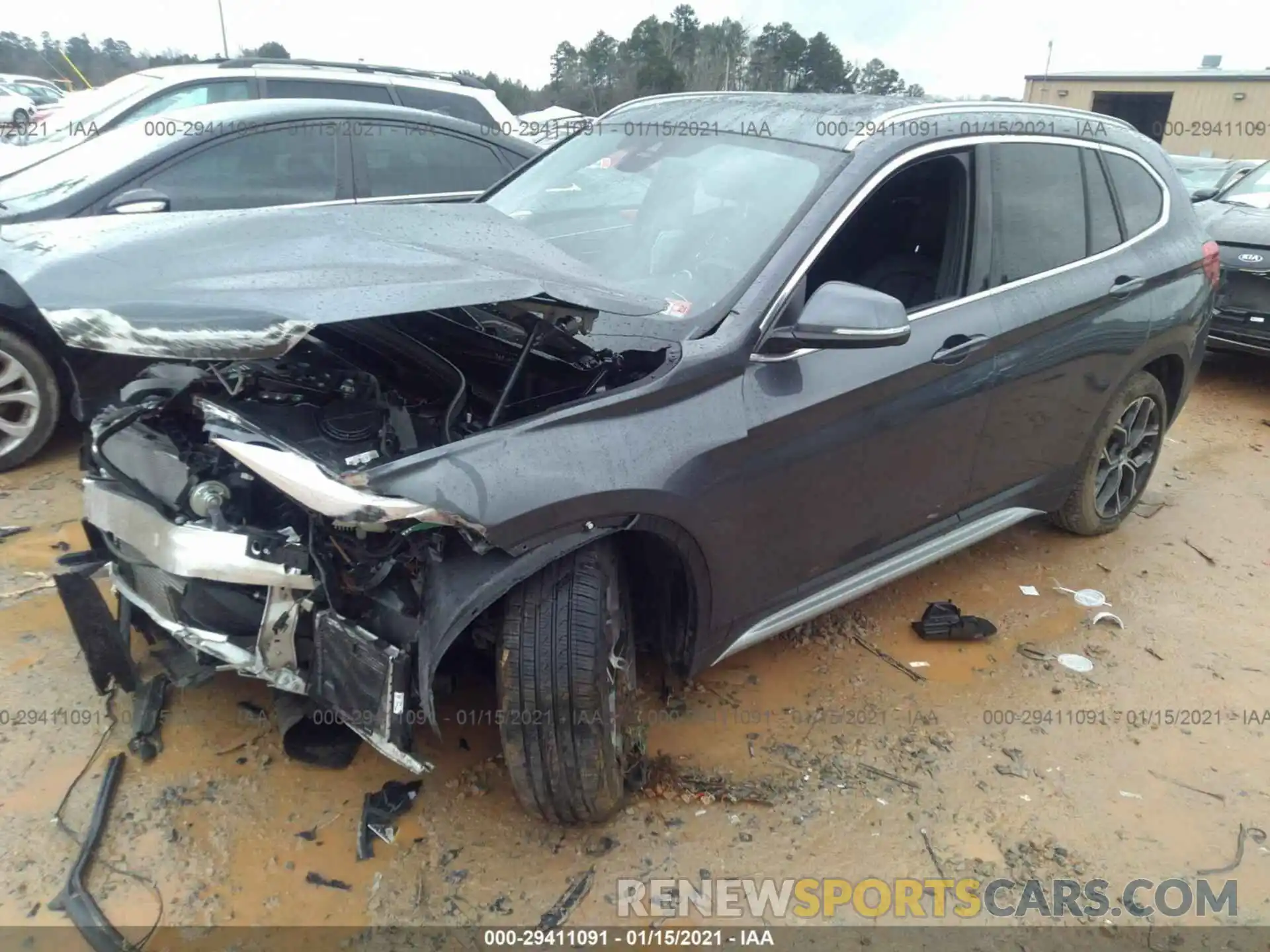 2 Photograph of a damaged car WBXJG9C0XL5R79441 BMW X1 2020