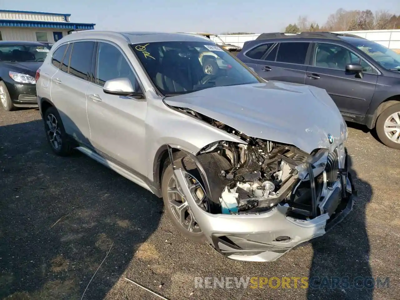 1 Photograph of a damaged car WBXJG9C0XL5R89757 BMW X1 2020