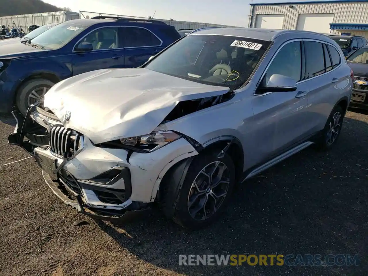 2 Photograph of a damaged car WBXJG9C0XL5R89757 BMW X1 2020