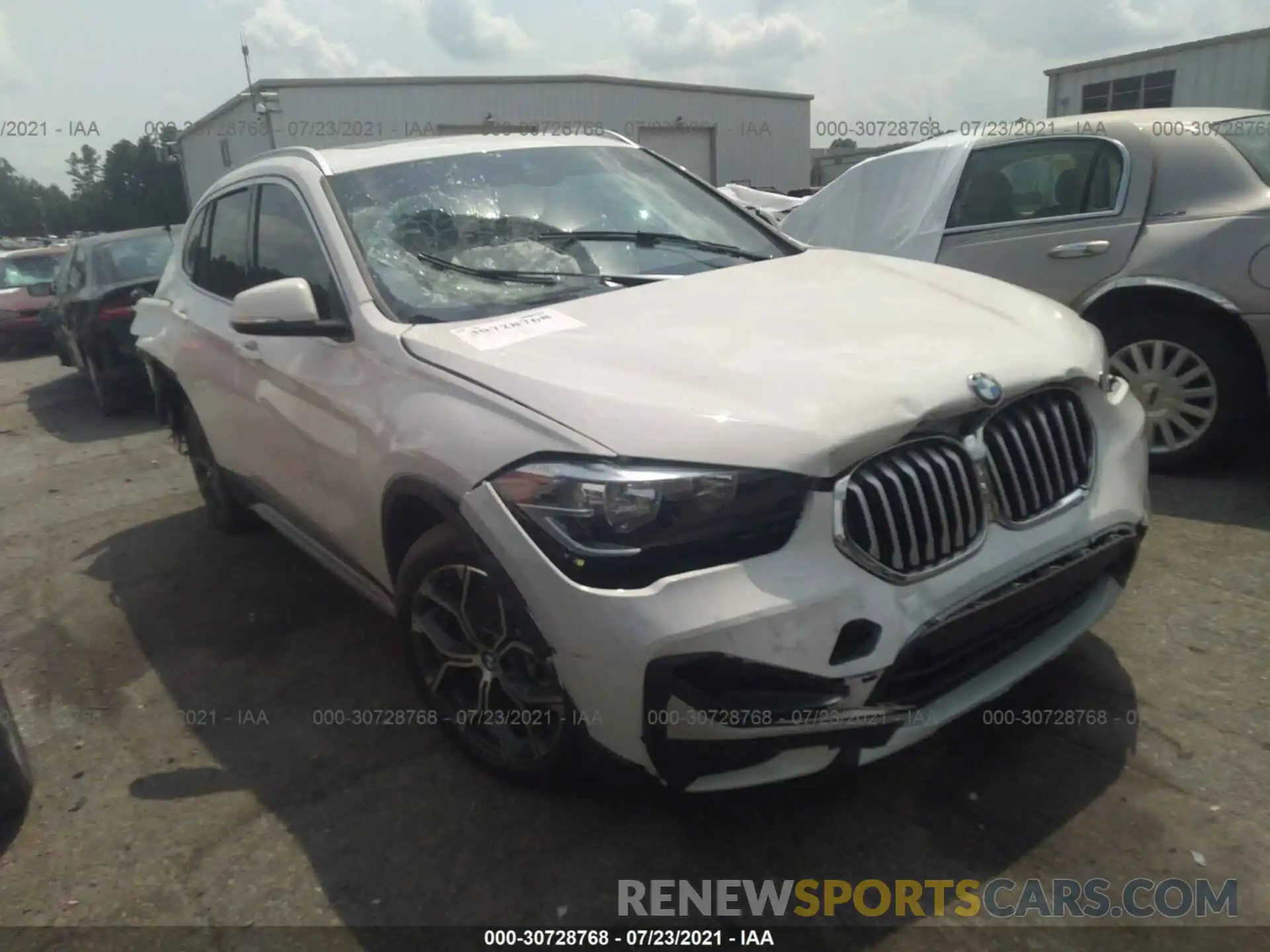 1 Photograph of a damaged car WBXJG7C00M5S17709 BMW X1 2021