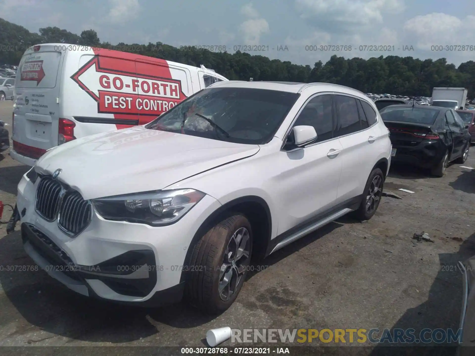 2 Photograph of a damaged car WBXJG7C00M5S17709 BMW X1 2021