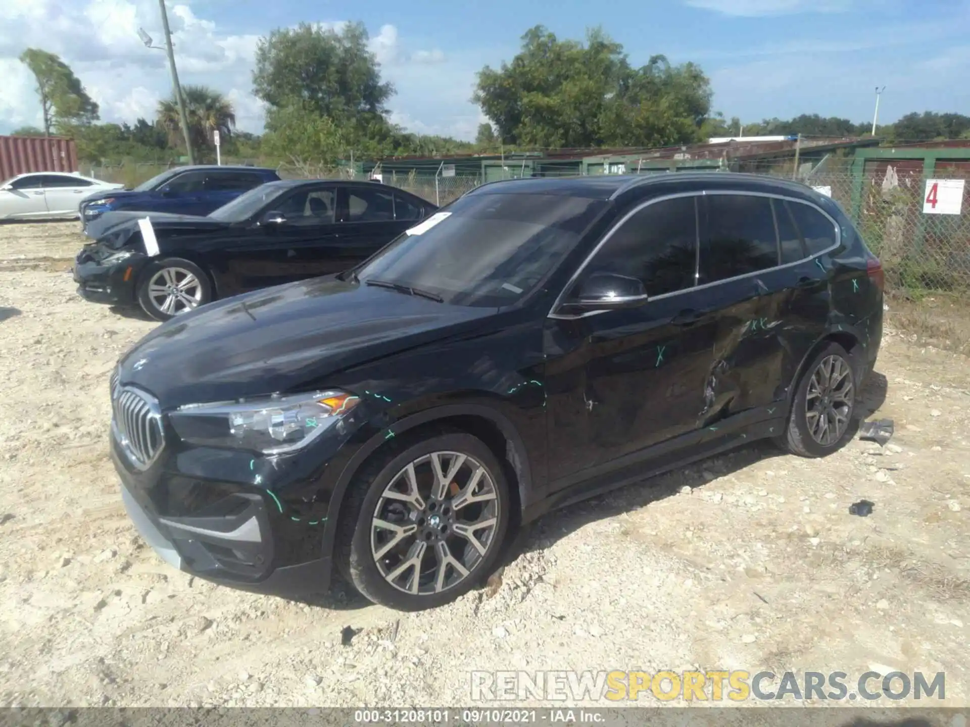 2 Фотография поврежденного автомобиля WBXJG7C00M5S55148 BMW X1 2021