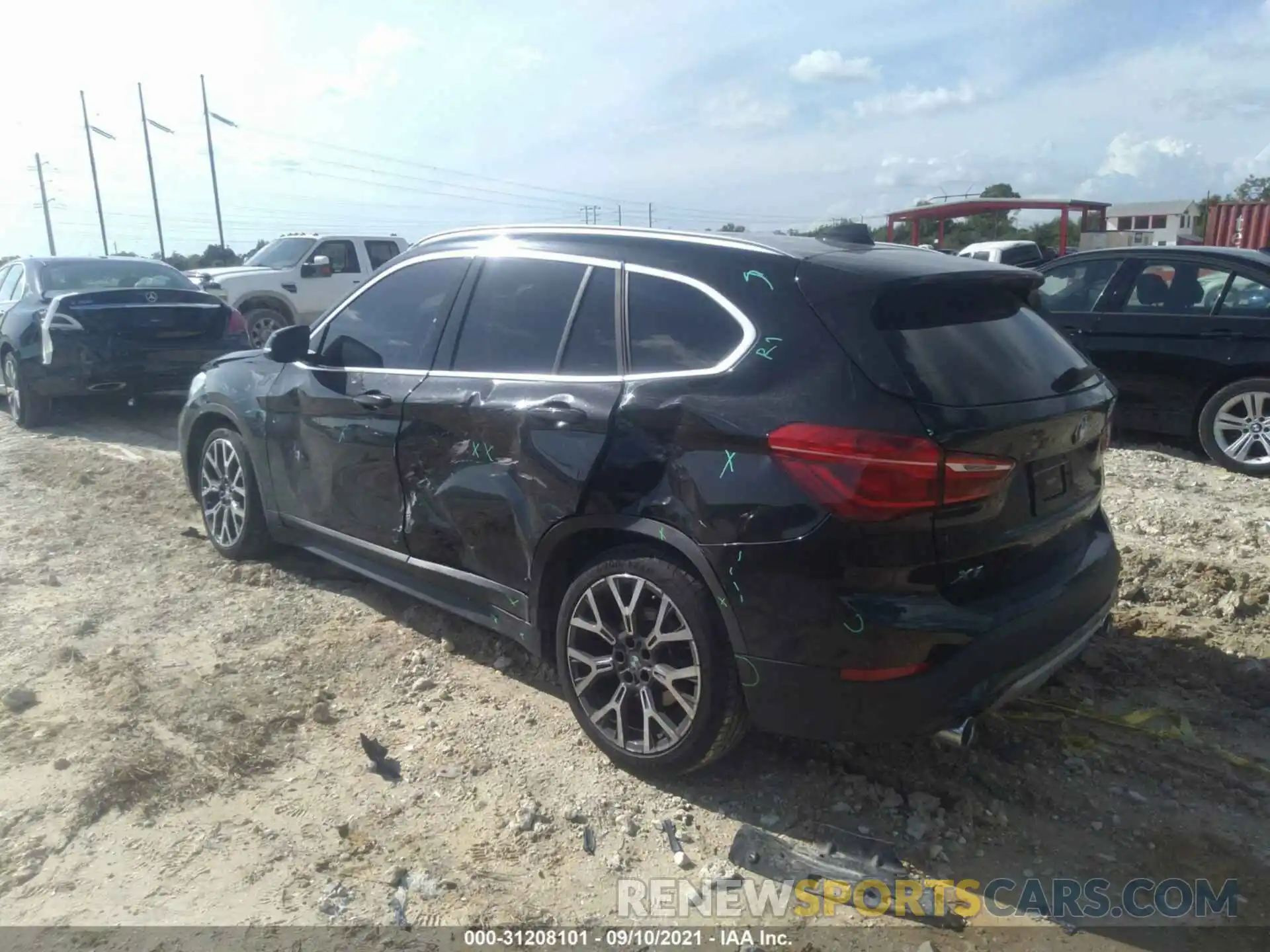 3 Photograph of a damaged car WBXJG7C00M5S55148 BMW X1 2021