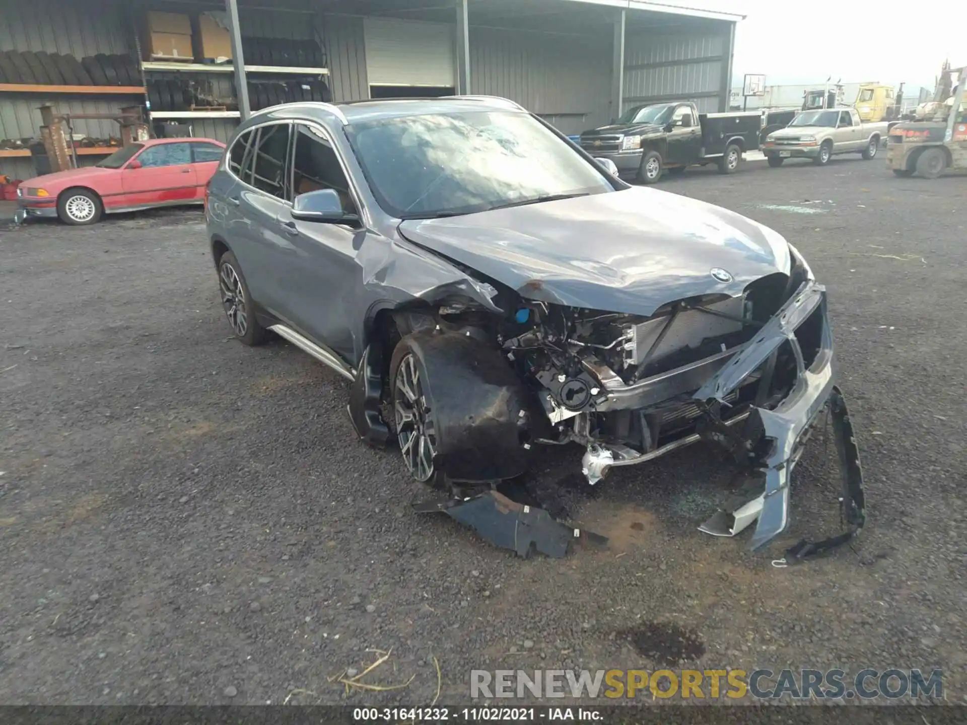 1 Photograph of a damaged car WBXJG7C00M5S73164 BMW X1 2021