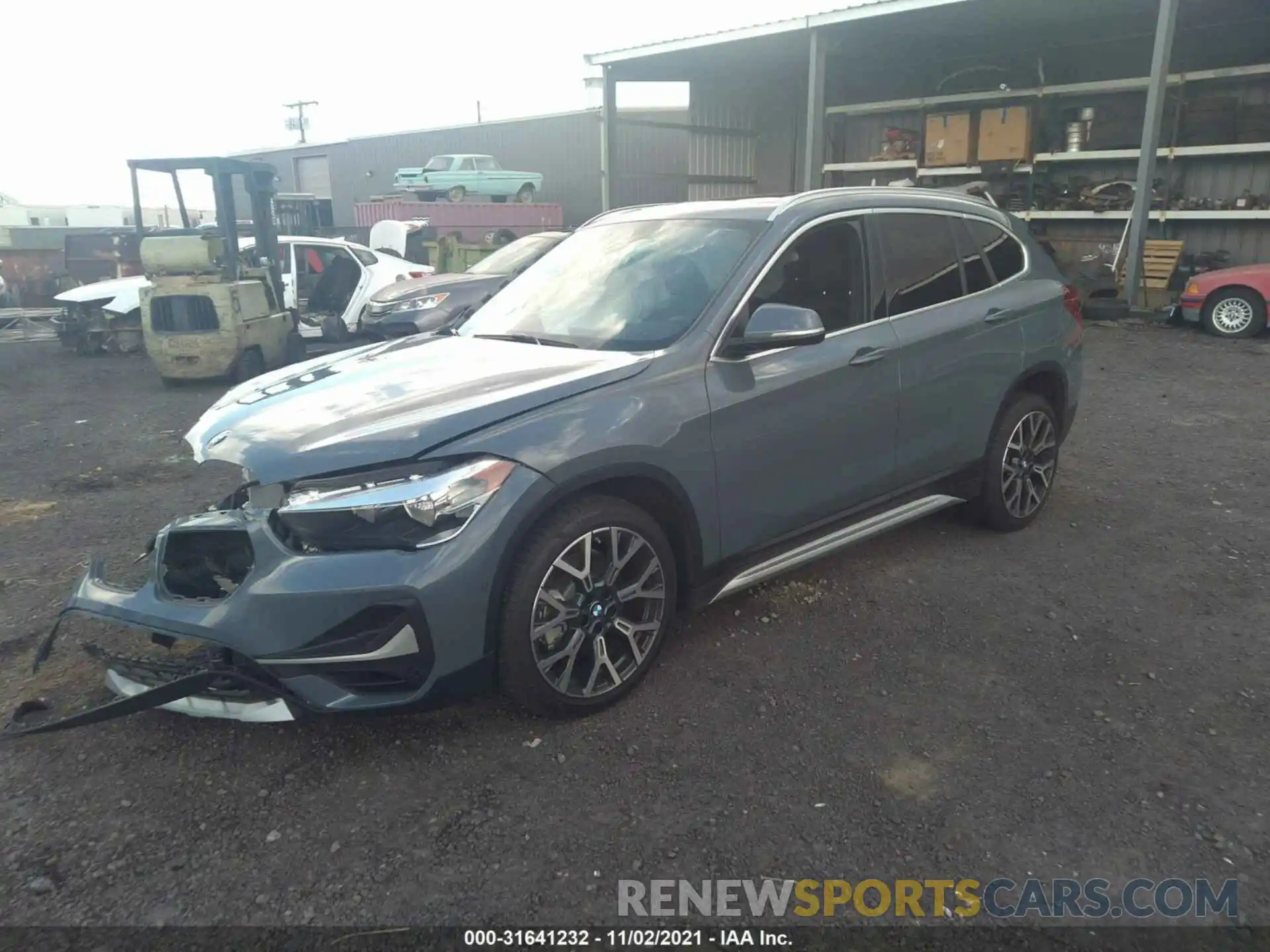 2 Photograph of a damaged car WBXJG7C00M5S73164 BMW X1 2021