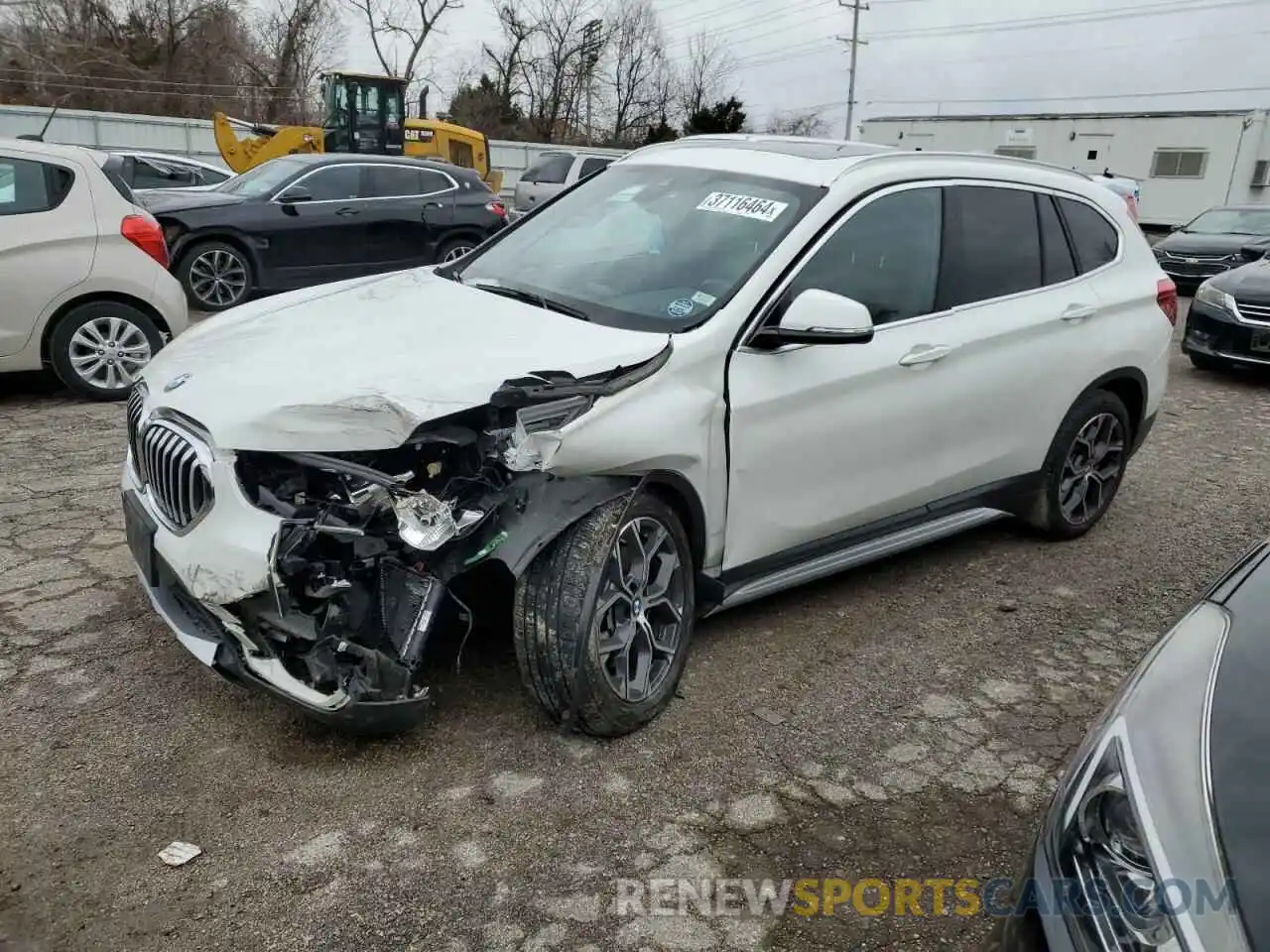 1 Photograph of a damaged car WBXJG7C00M5S82088 BMW X1 2021