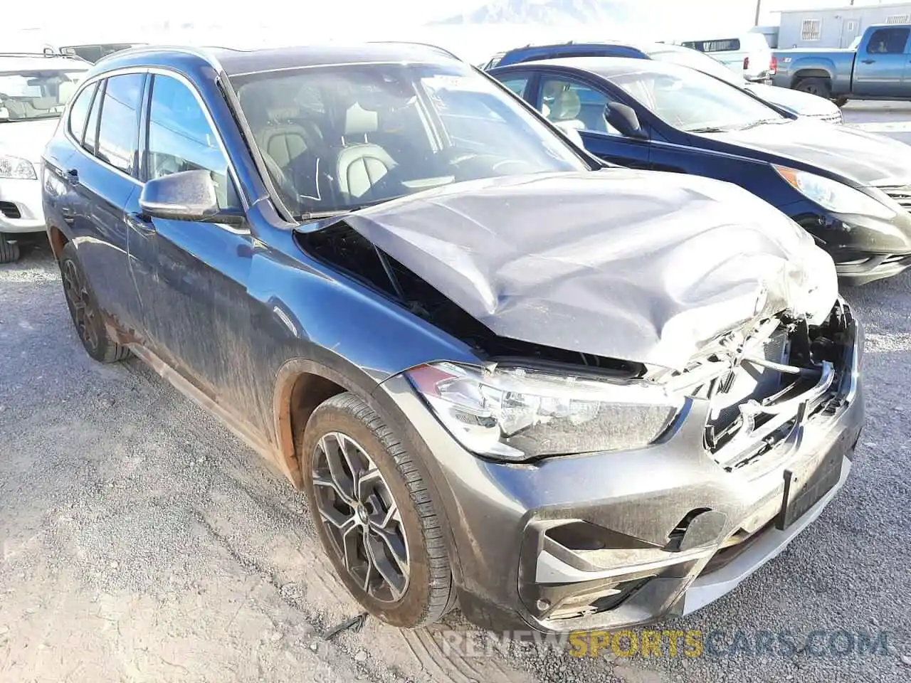 1 Photograph of a damaged car WBXJG7C00M5T84703 BMW X1 2021