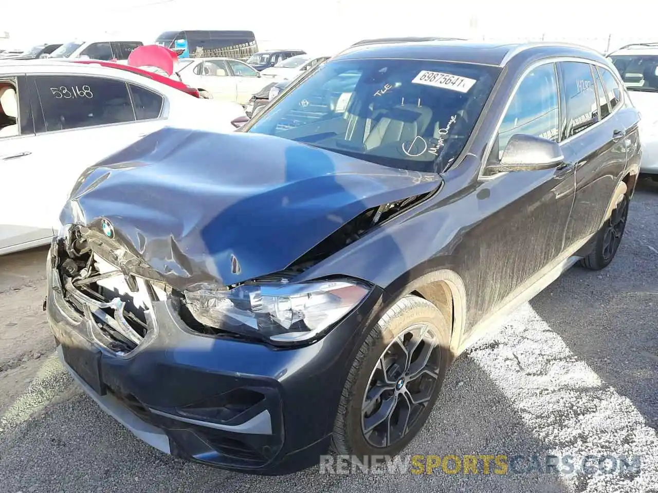 2 Photograph of a damaged car WBXJG7C00M5T84703 BMW X1 2021