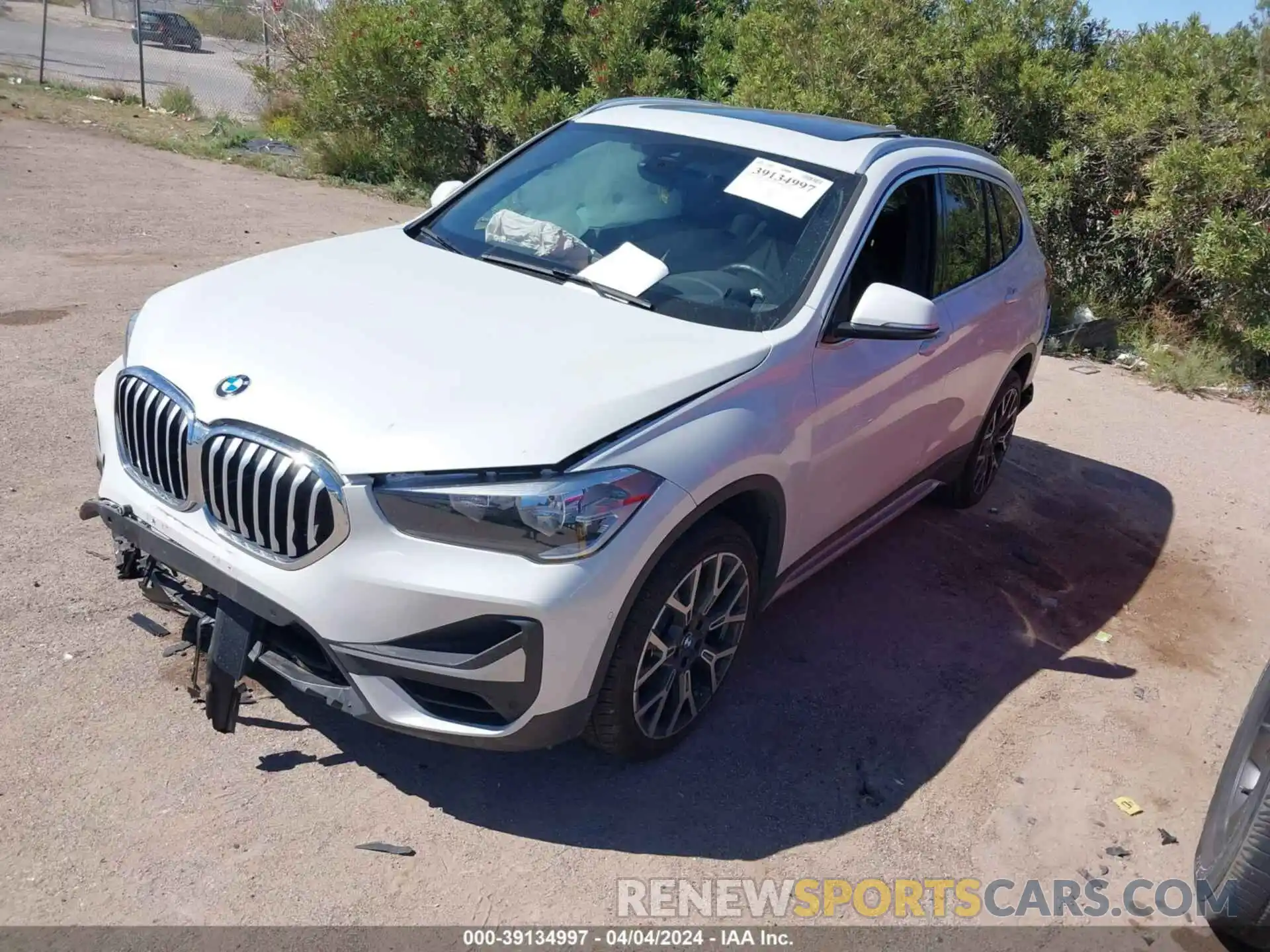 2 Photograph of a damaged car WBXJG7C00M5U25847 BMW X1 2021