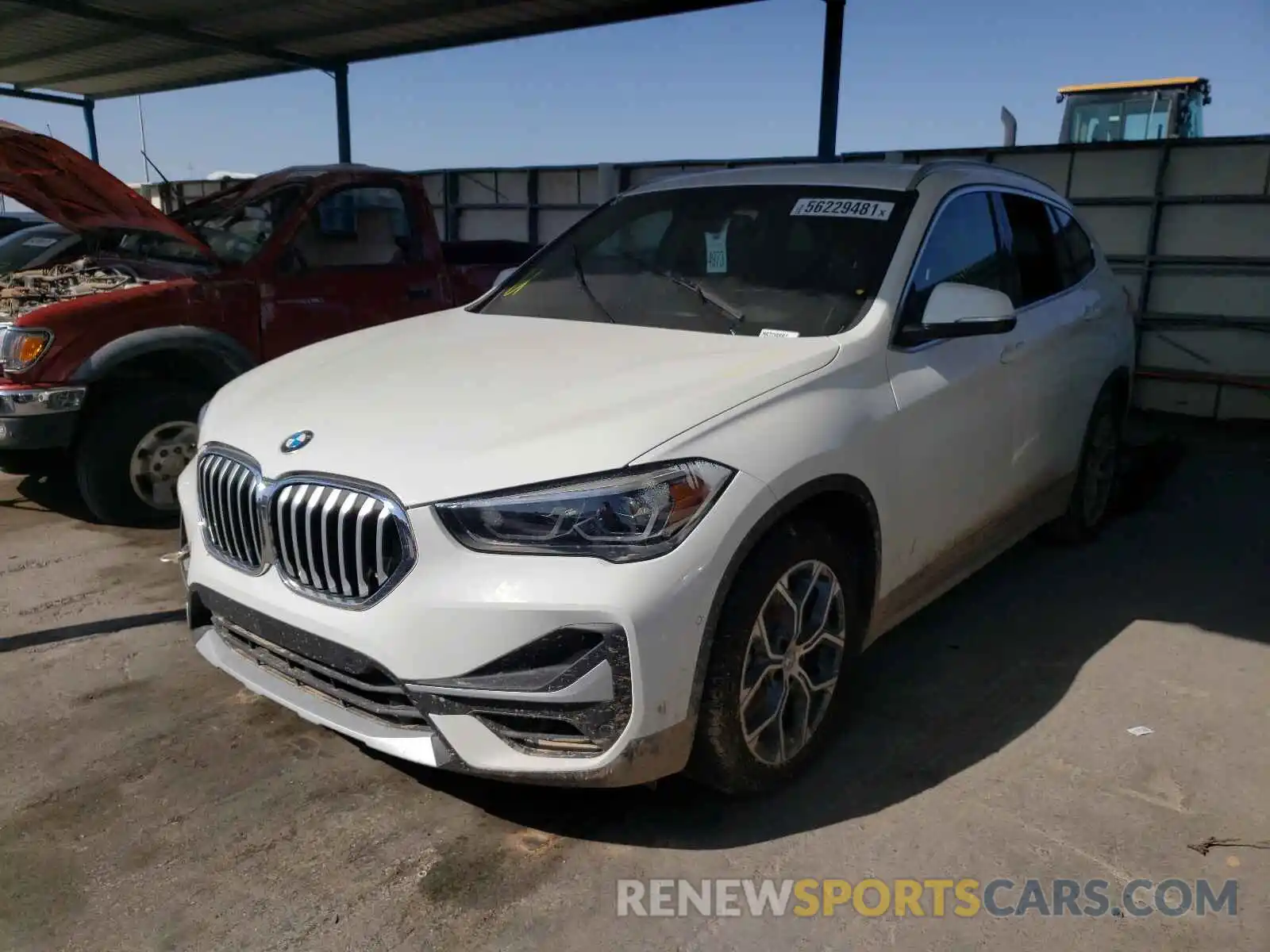 2 Photograph of a damaged car WBXJG7C01M5T09881 BMW X1 2021