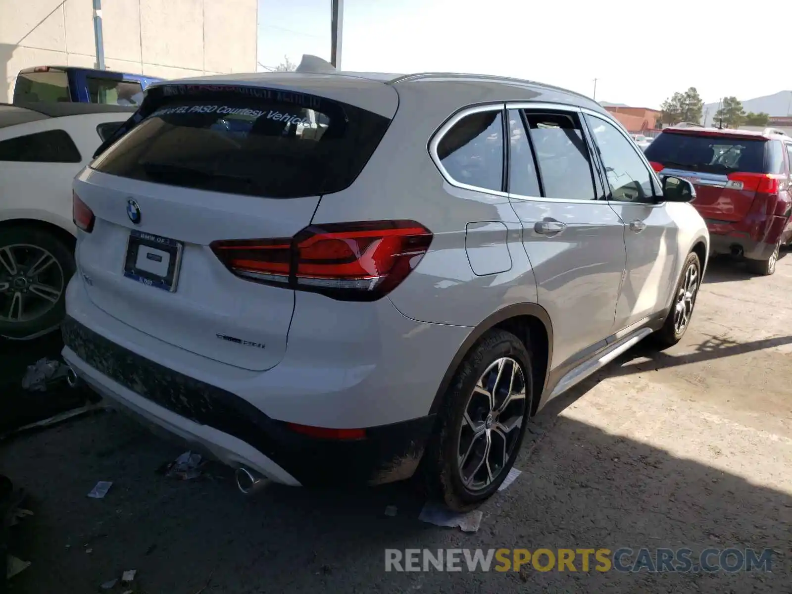 4 Photograph of a damaged car WBXJG7C01M5T09881 BMW X1 2021