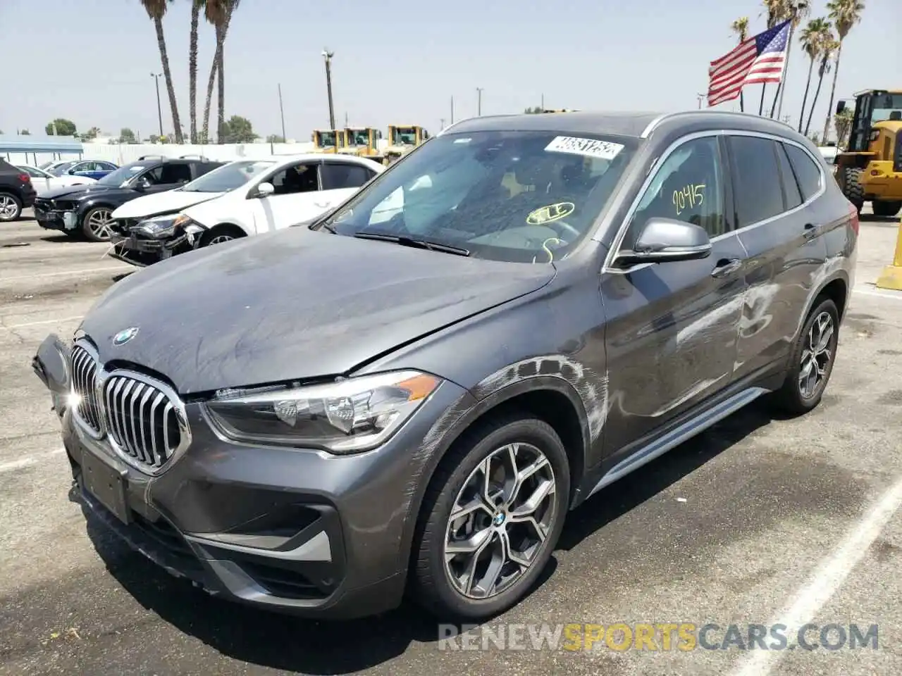 2 Photograph of a damaged car WBXJG7C01M5T64783 BMW X1 2021