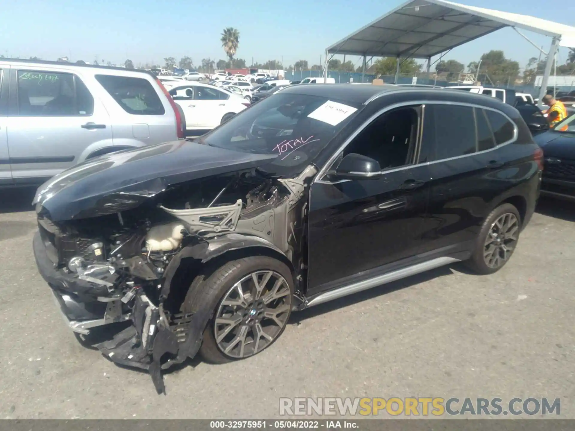 2 Photograph of a damaged car WBXJG7C02M5S35127 BMW X1 2021