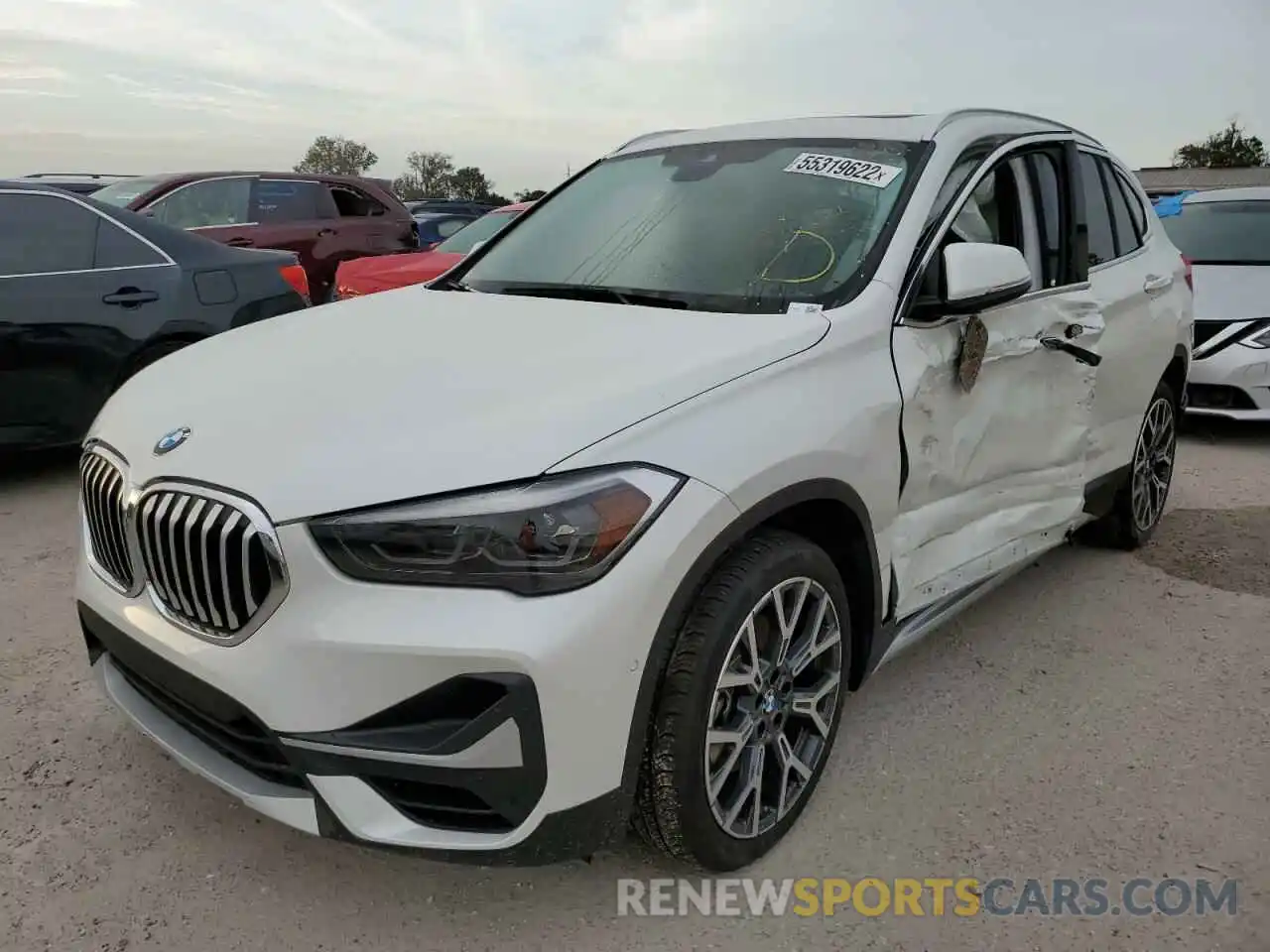 2 Photograph of a damaged car WBXJG7C02M5T51038 BMW X1 2021