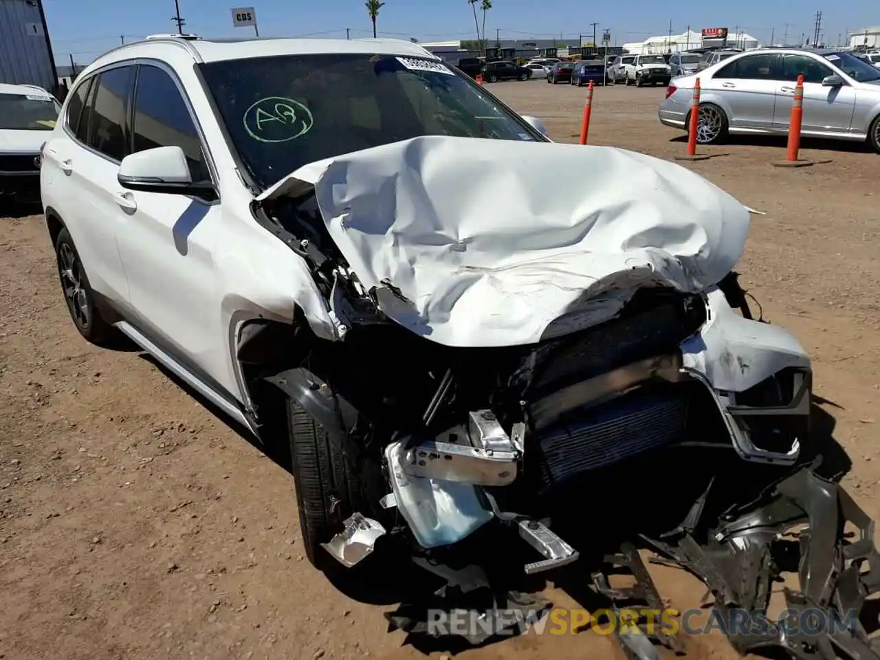 1 Photograph of a damaged car WBXJG7C02M5U05700 BMW X1 2021