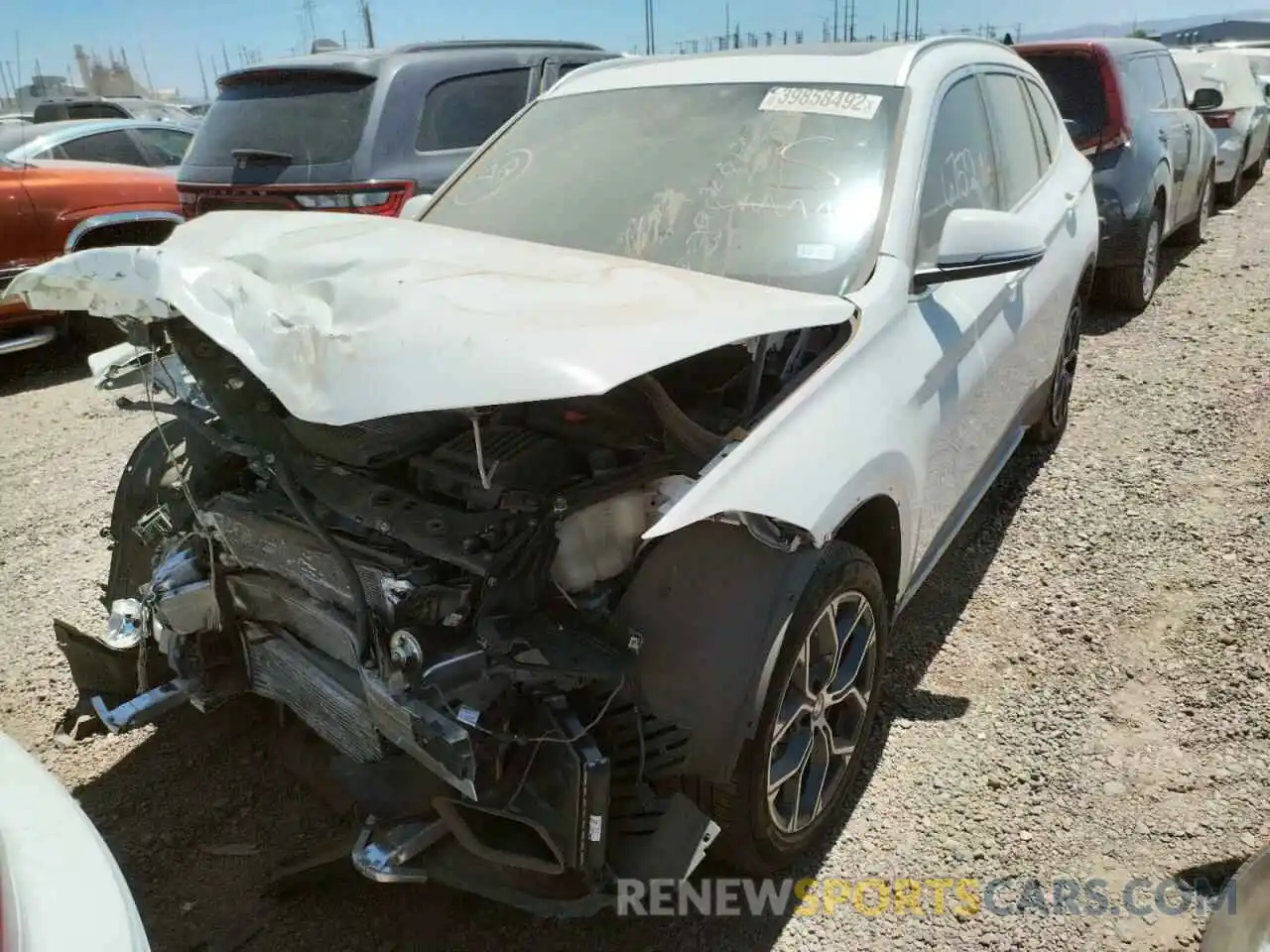 2 Photograph of a damaged car WBXJG7C02M5U05700 BMW X1 2021