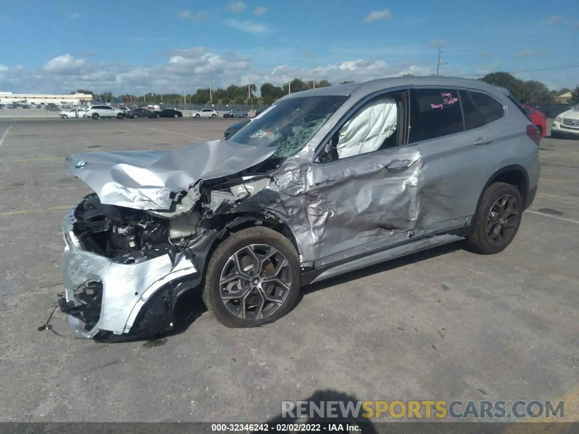 2 Photograph of a damaged car WBXJG7C02M5U34193 BMW X1 2021