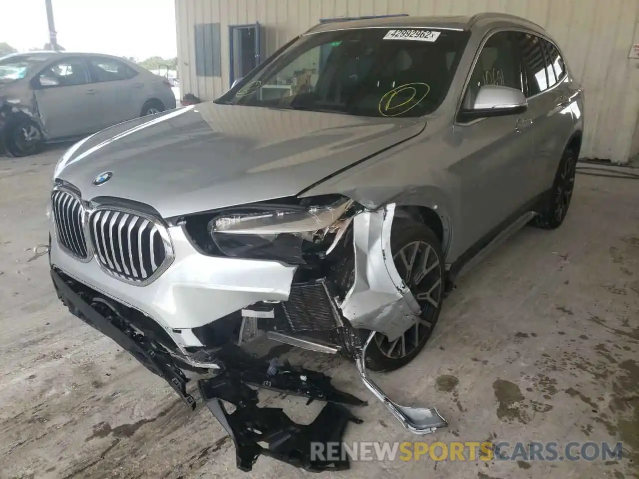 2 Photograph of a damaged car WBXJG7C03M3M73600 BMW X1 2021