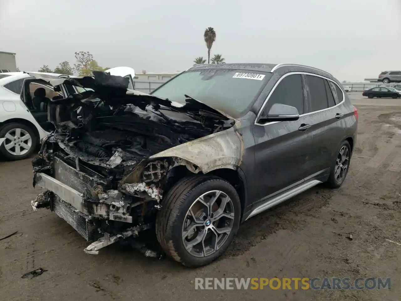 2 Photograph of a damaged car WBXJG7C03M3M76500 BMW X1 2021