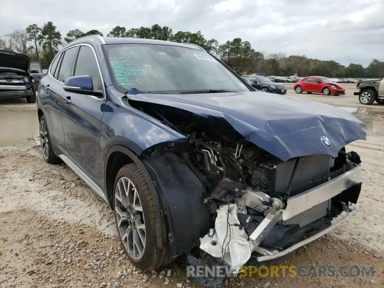 1 Photograph of a damaged car WBXJG7C03M5S26906 BMW X1 2021