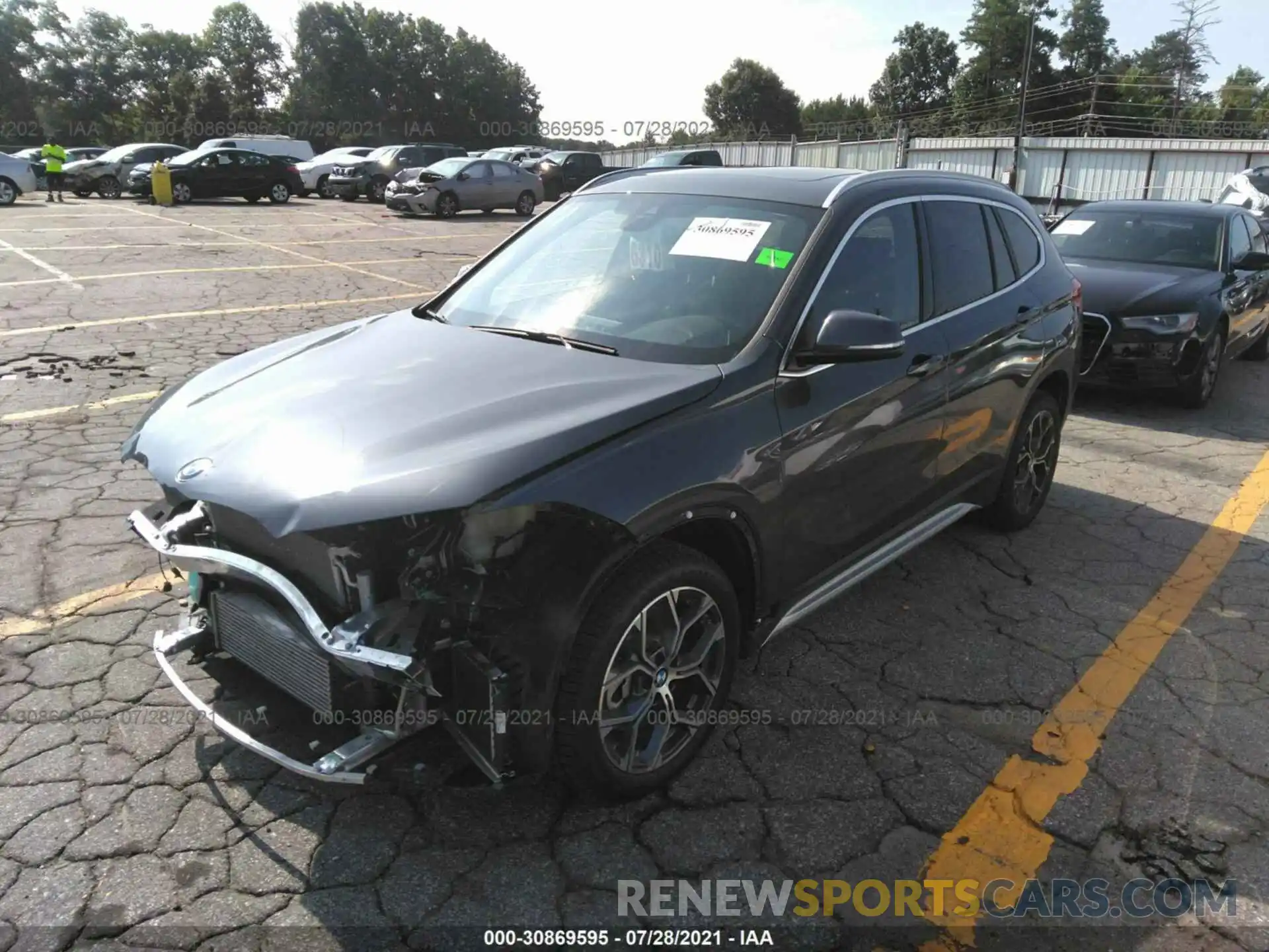 2 Photograph of a damaged car WBXJG7C03M5S68153 BMW X1 2021