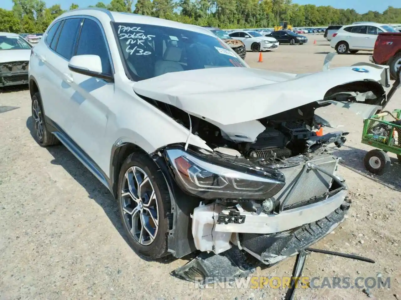 1 Photograph of a damaged car WBXJG7C03M5S82263 BMW X1 2021