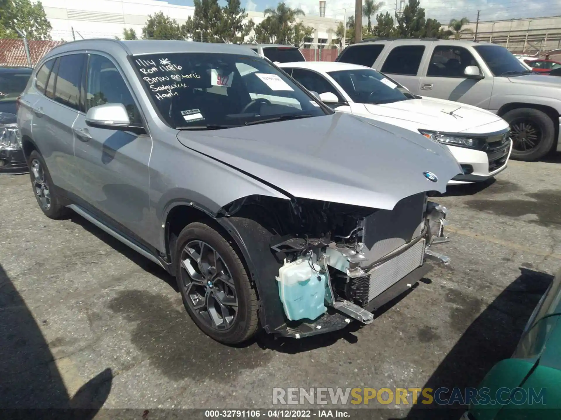 1 Photograph of a damaged car WBXJG7C03M5T86140 BMW X1 2021