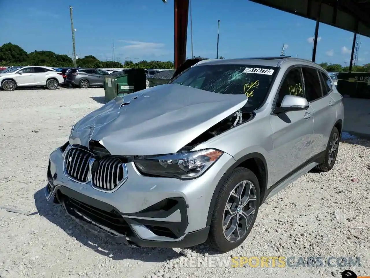 2 Photograph of a damaged car WBXJG7C03M5U04829 BMW X1 2021