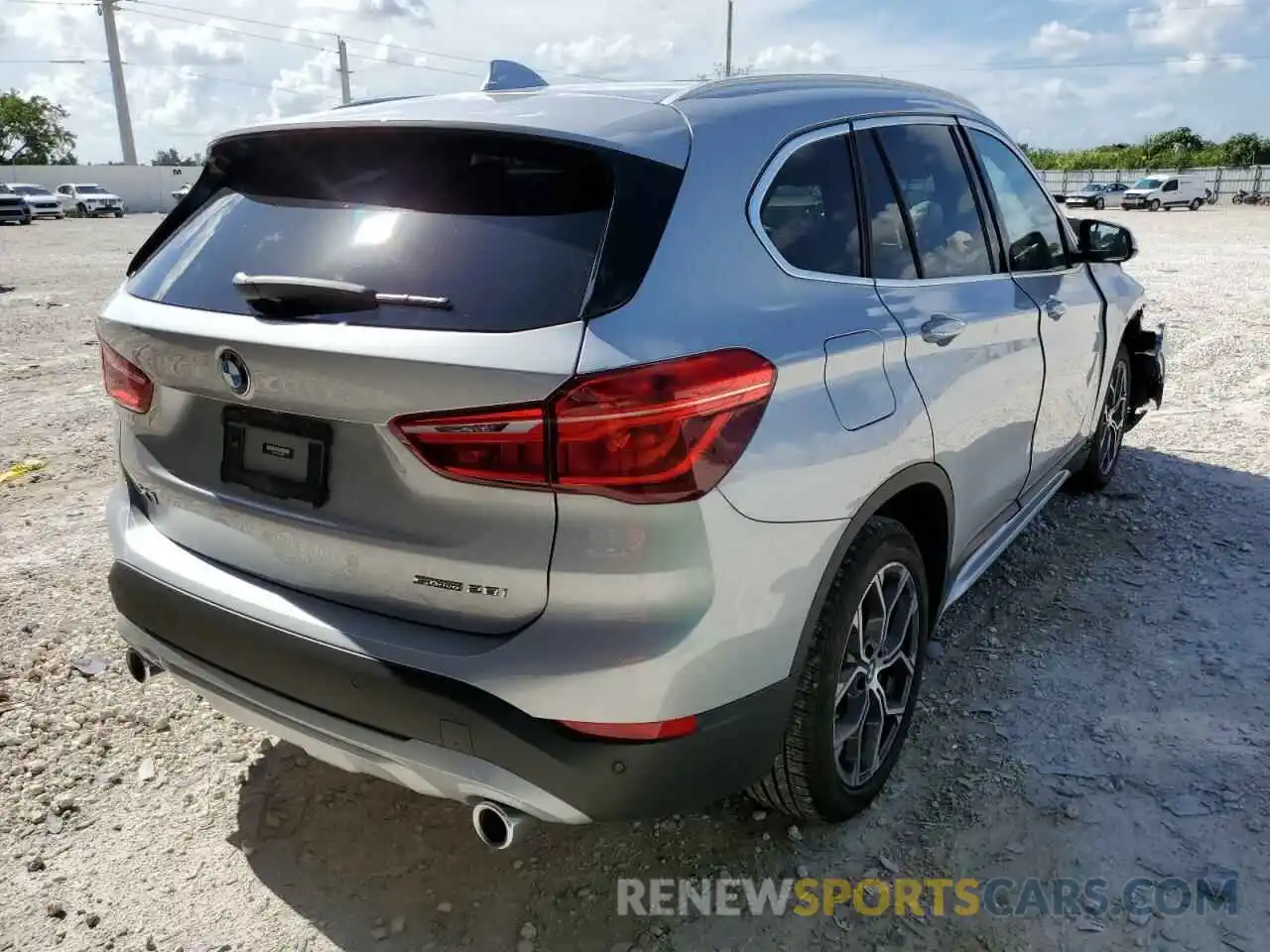 4 Photograph of a damaged car WBXJG7C03M5U04829 BMW X1 2021