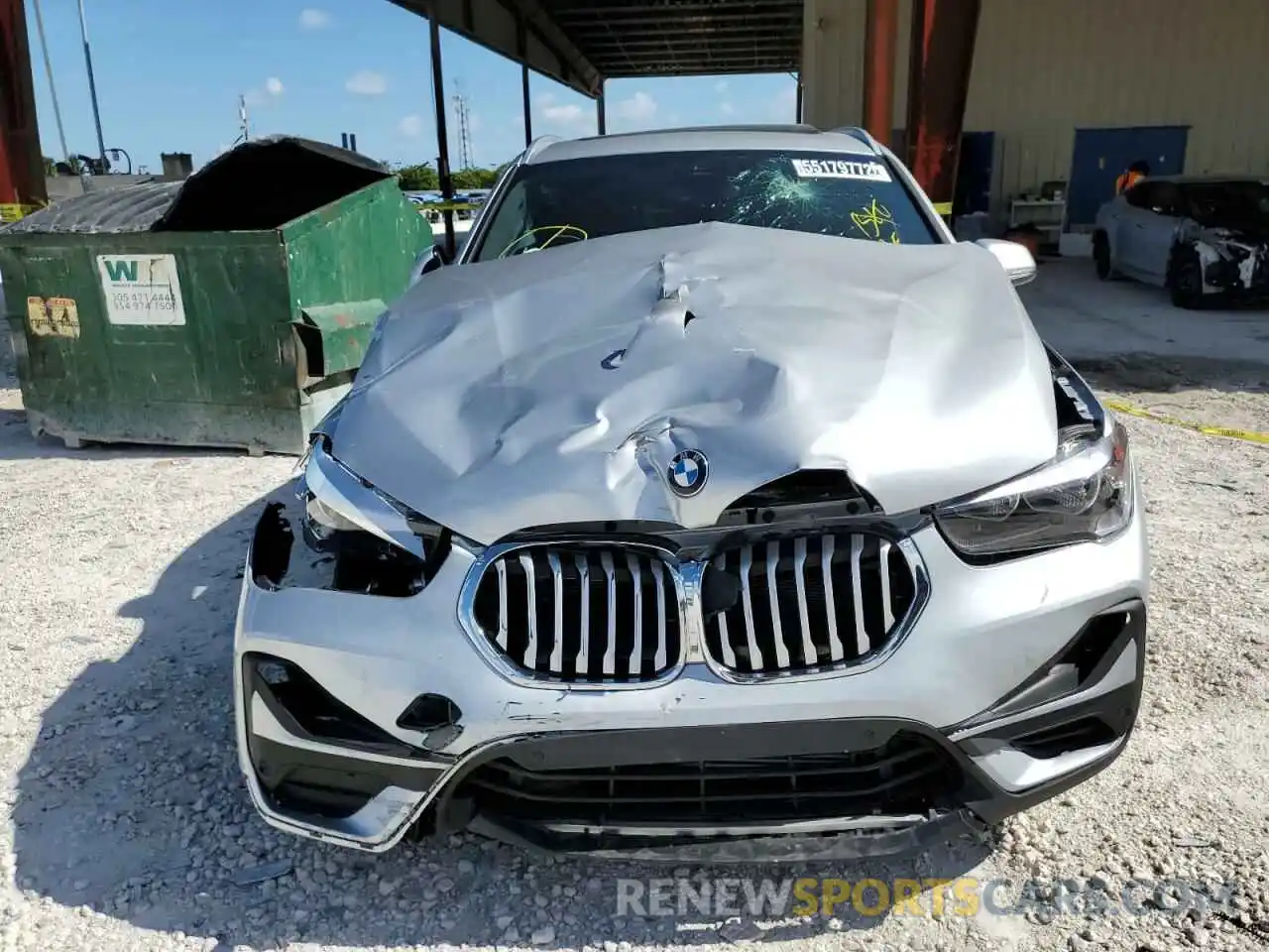 9 Photograph of a damaged car WBXJG7C03M5U04829 BMW X1 2021