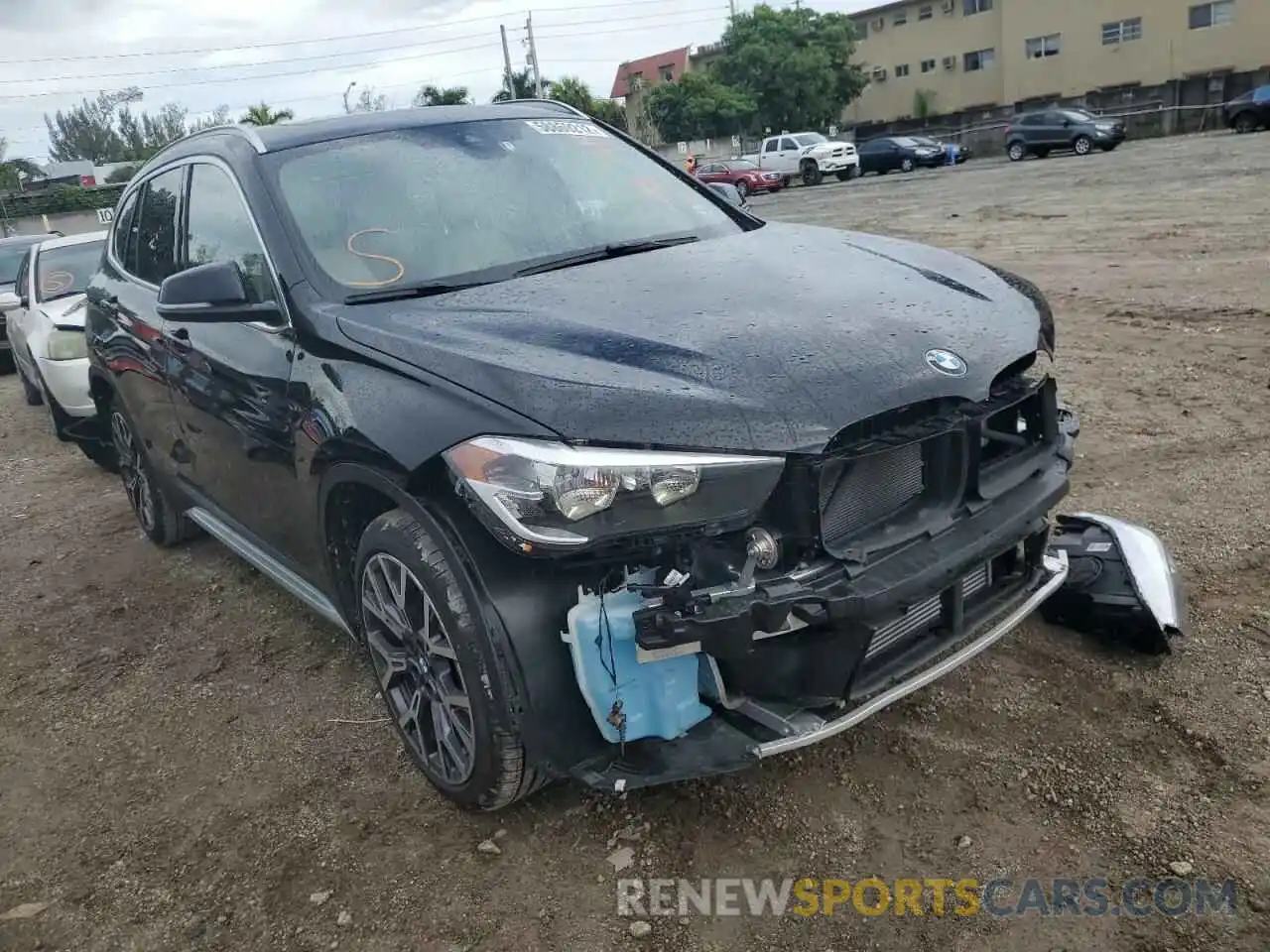 1 Photograph of a damaged car WBXJG7C03M5U07195 BMW X1 2021