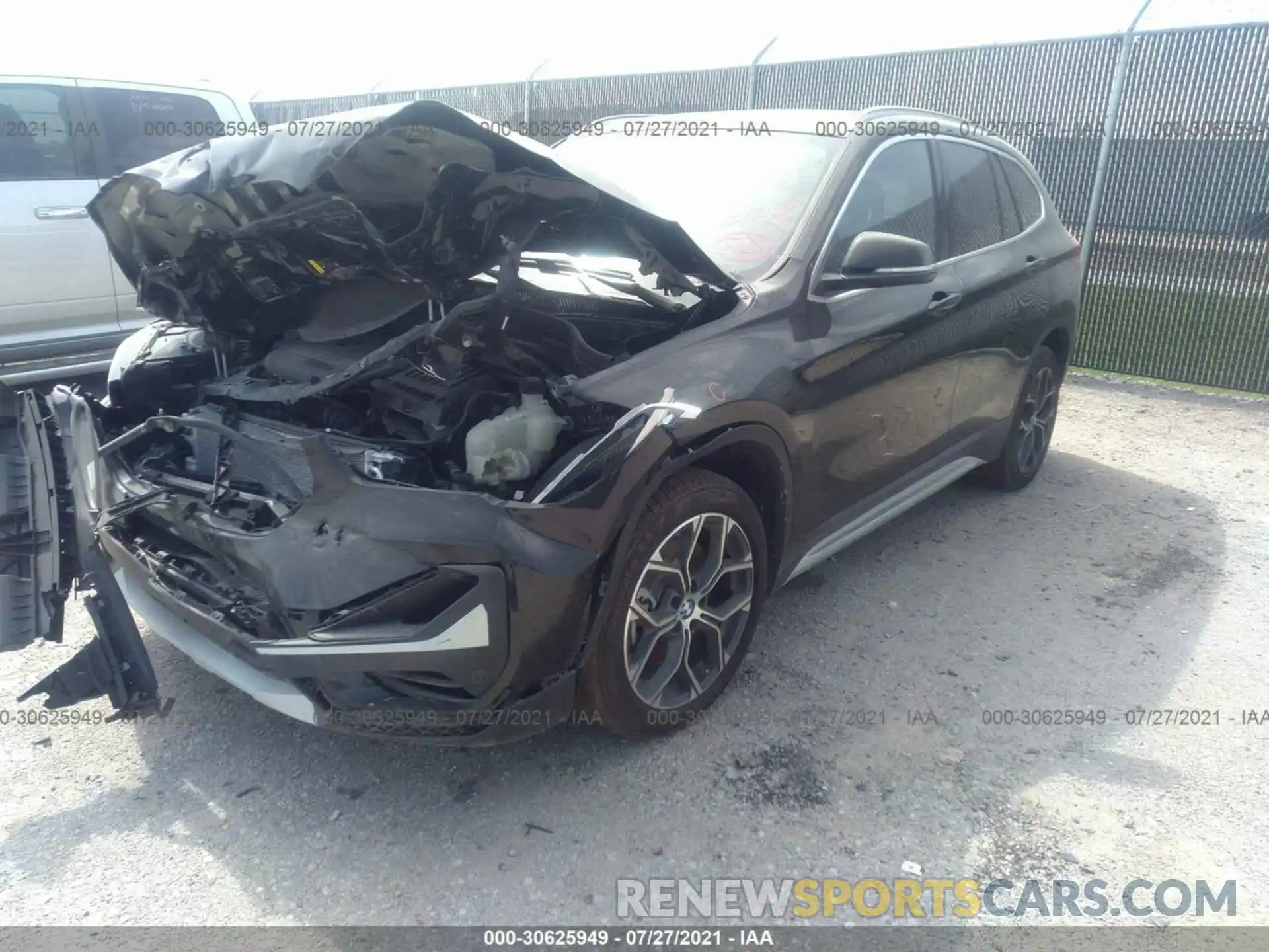 2 Photograph of a damaged car WBXJG7C04M5T08711 BMW X1 2021