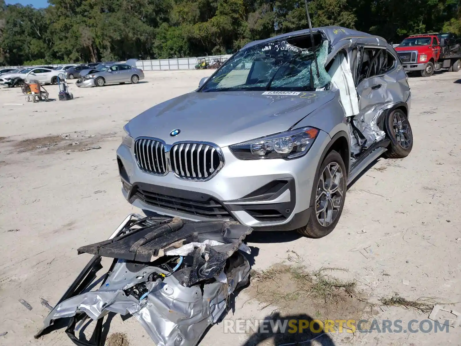 2 Photograph of a damaged car WBXJG7C04M5T18817 BMW X1 2021