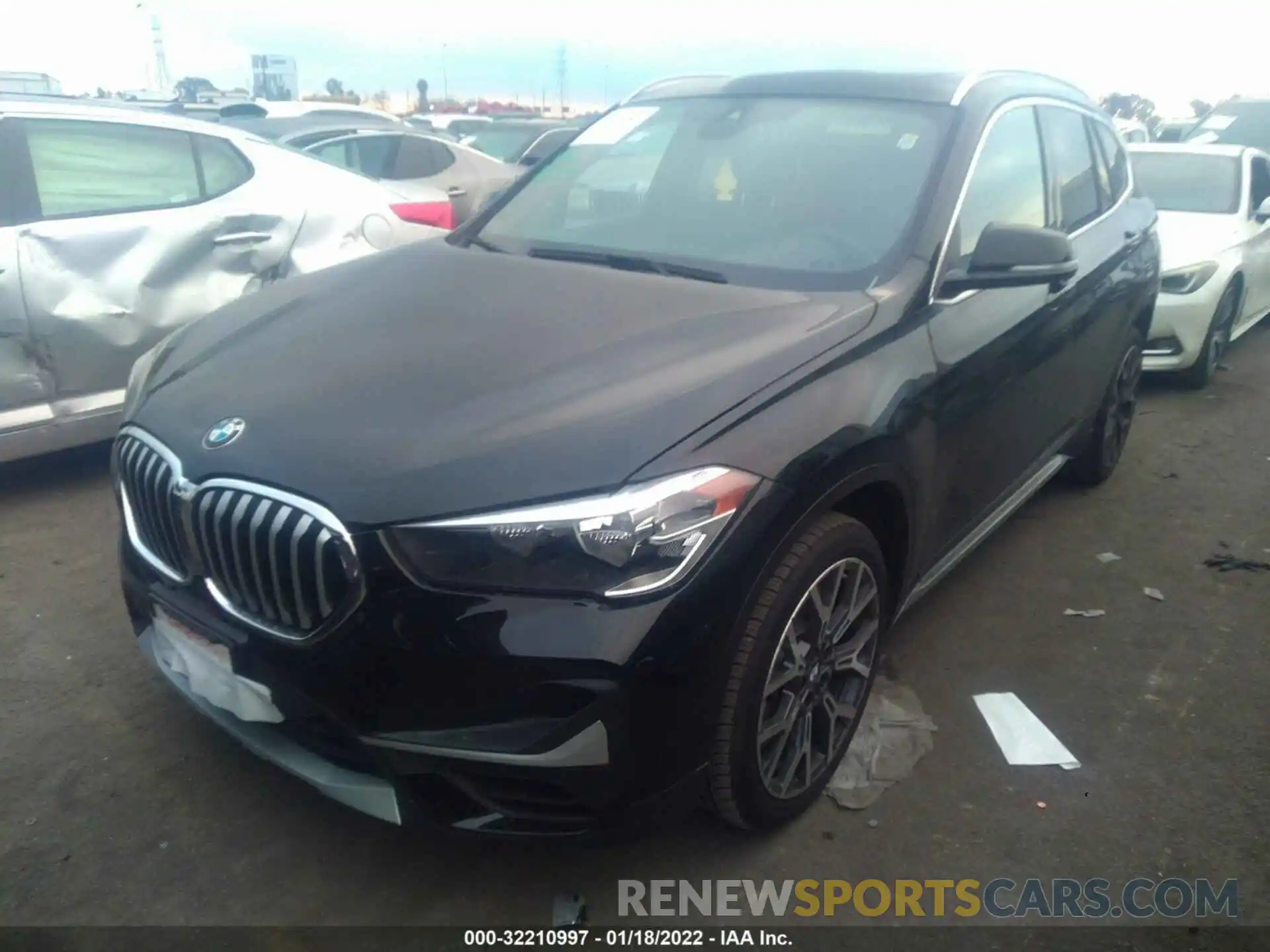 2 Photograph of a damaged car WBXJG7C04M5T58542 BMW X1 2021