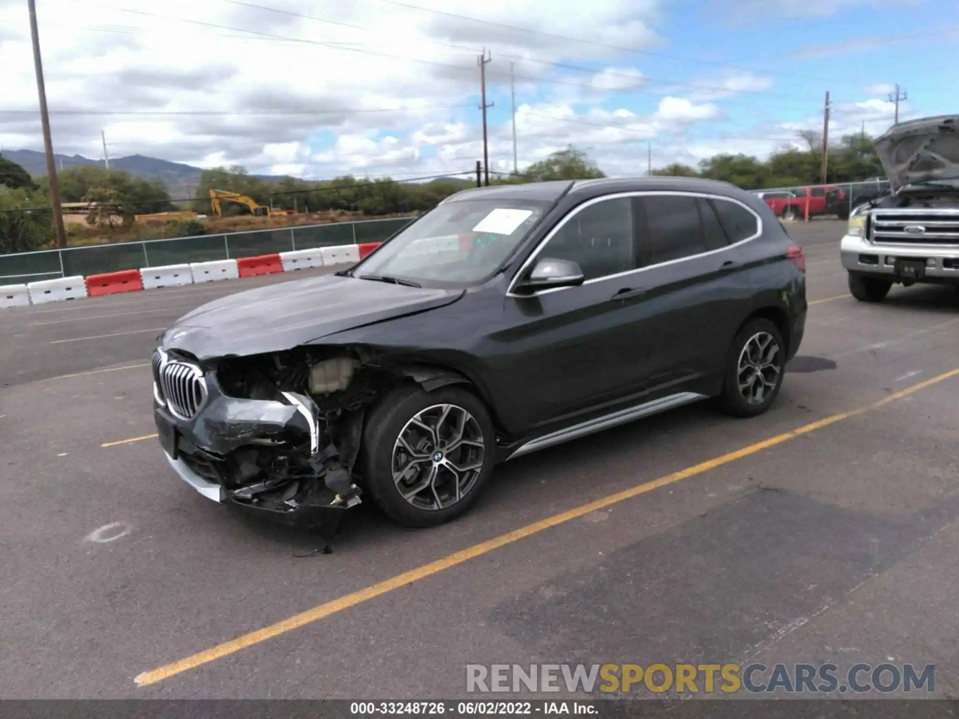 2 Photograph of a damaged car WBXJG7C04M5T73106 BMW X1 2021