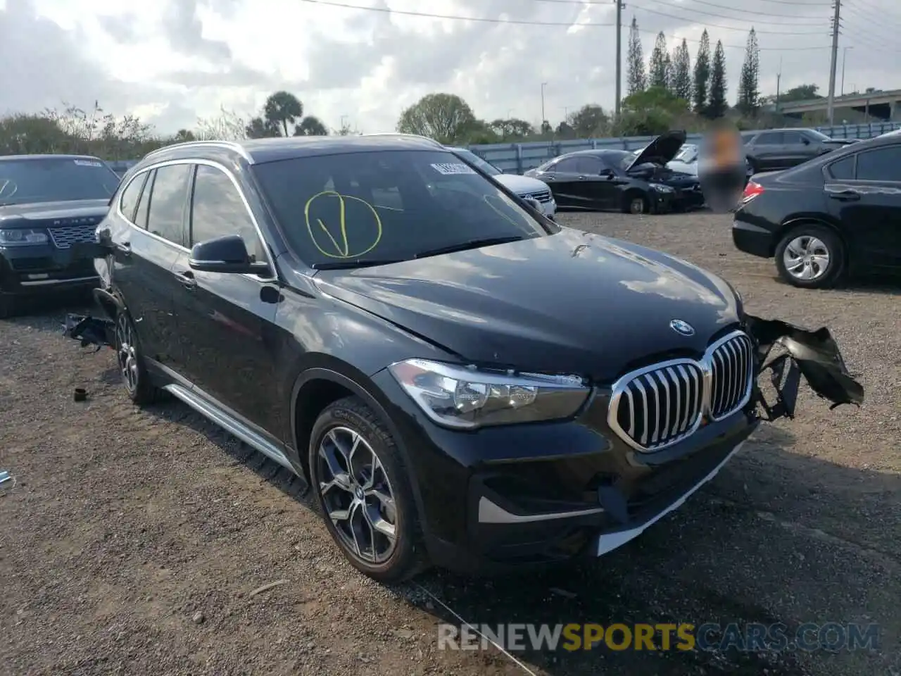 1 Photograph of a damaged car WBXJG7C05M3M73467 BMW X1 2021