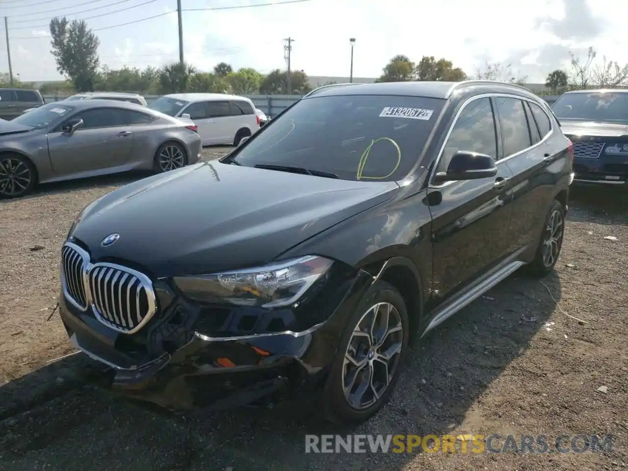 2 Photograph of a damaged car WBXJG7C05M3M73467 BMW X1 2021