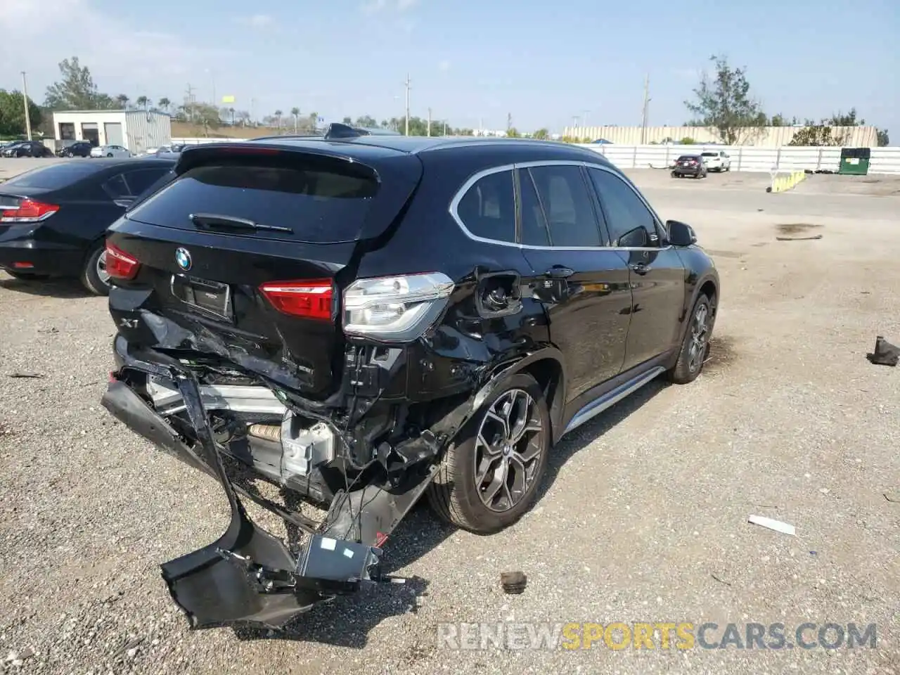 4 Photograph of a damaged car WBXJG7C05M3M73467 BMW X1 2021