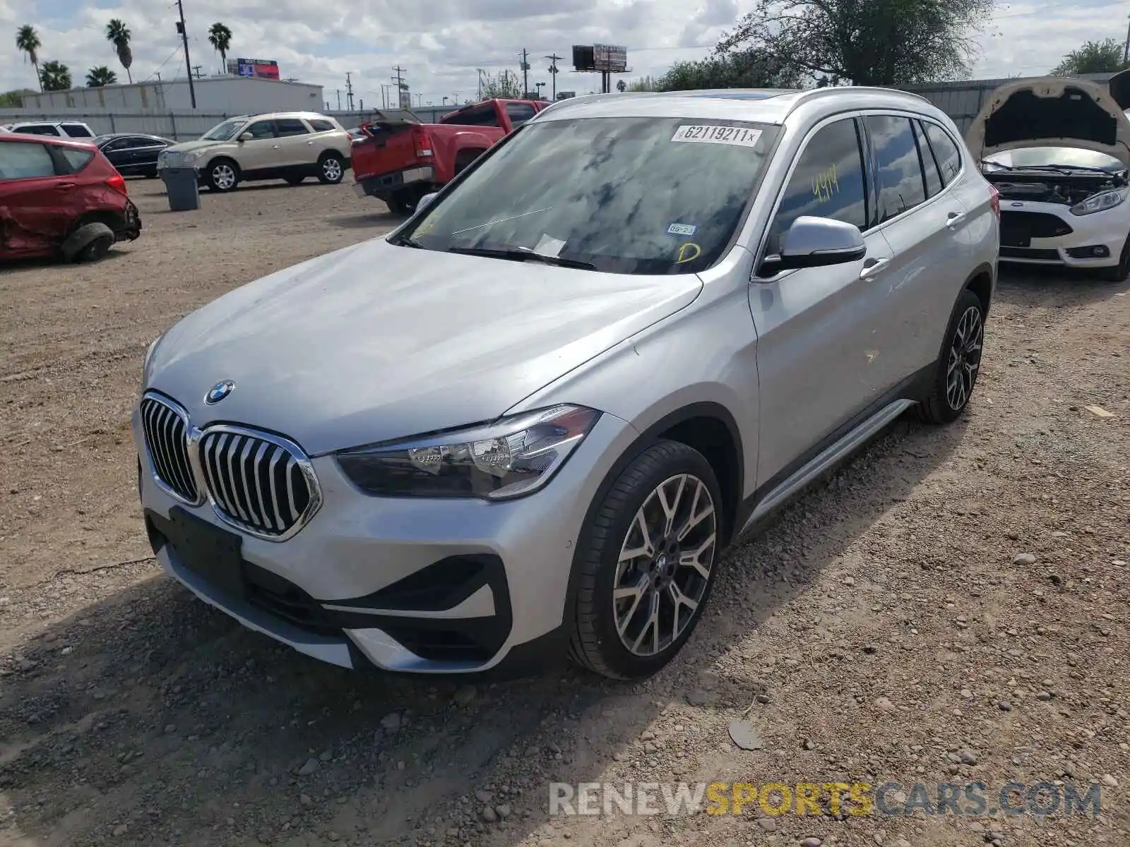 2 Photograph of a damaged car WBXJG7C05M3M73579 BMW X1 2021