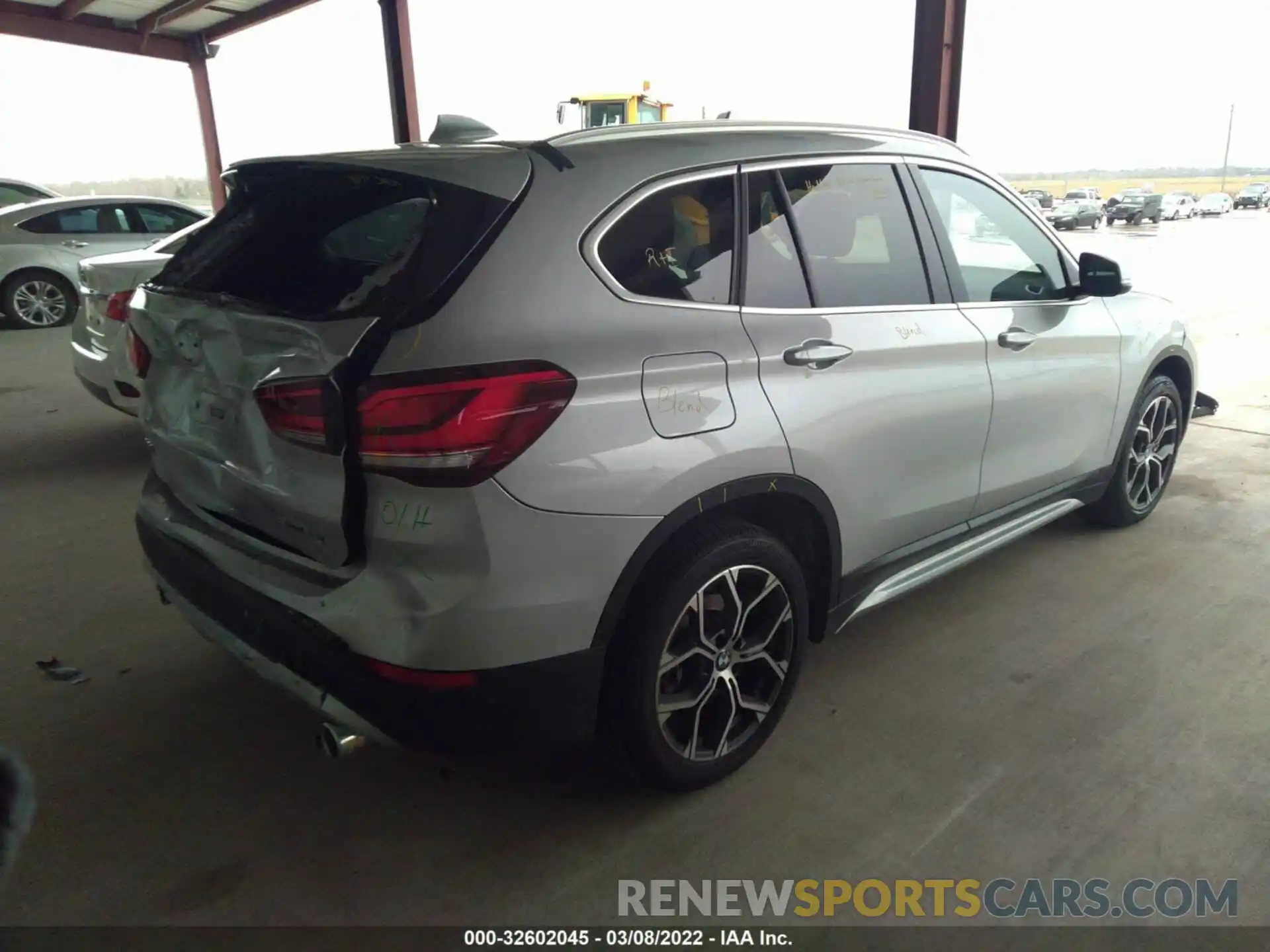 4 Photograph of a damaged car WBXJG7C05M5S53637 BMW X1 2021