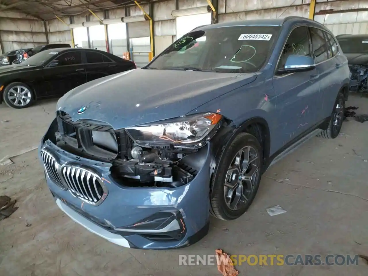 2 Photograph of a damaged car WBXJG7C05M5T36775 BMW X1 2021