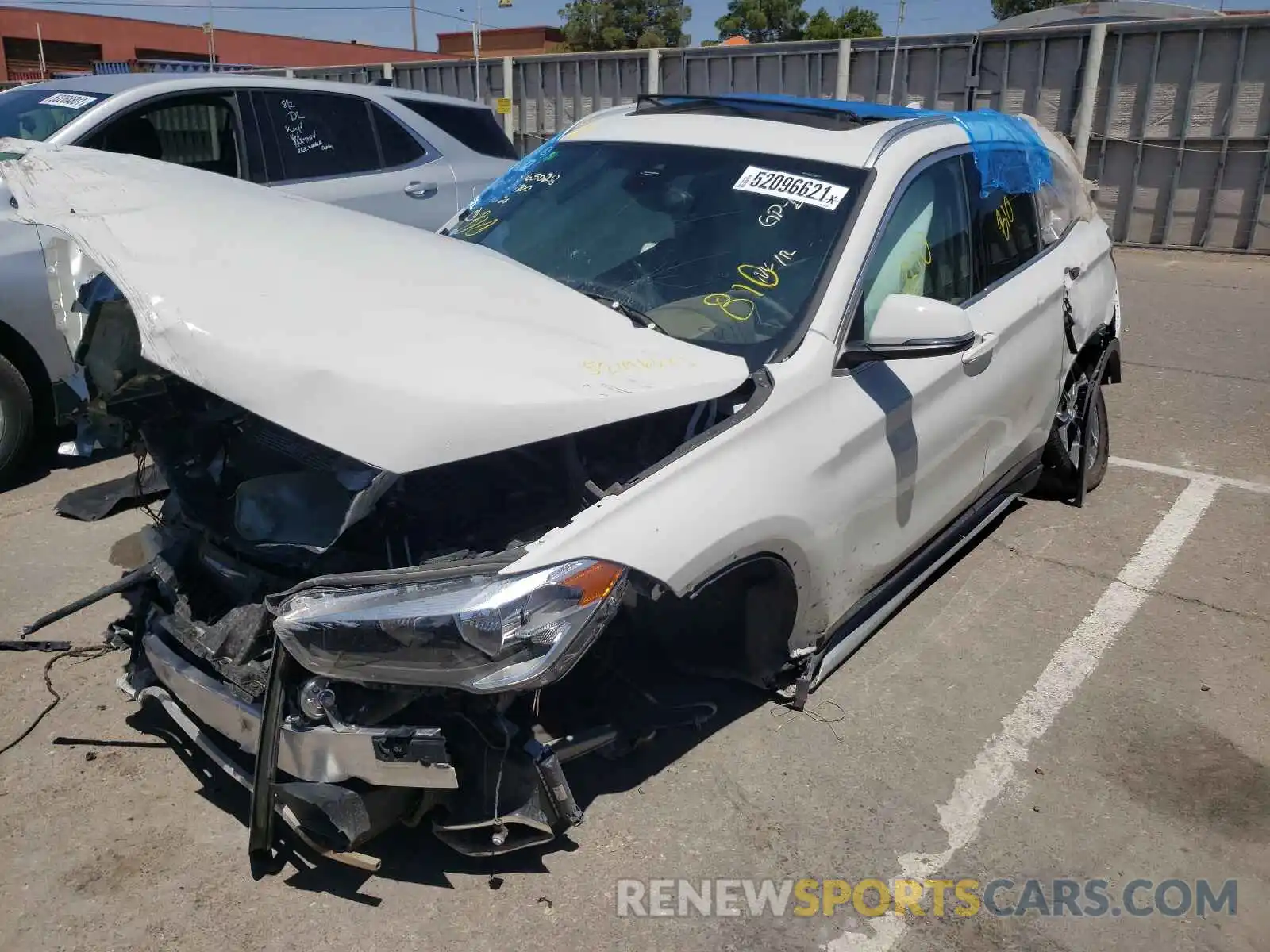 2 Photograph of a damaged car WBXJG7C06M5S01546 BMW X1 2021