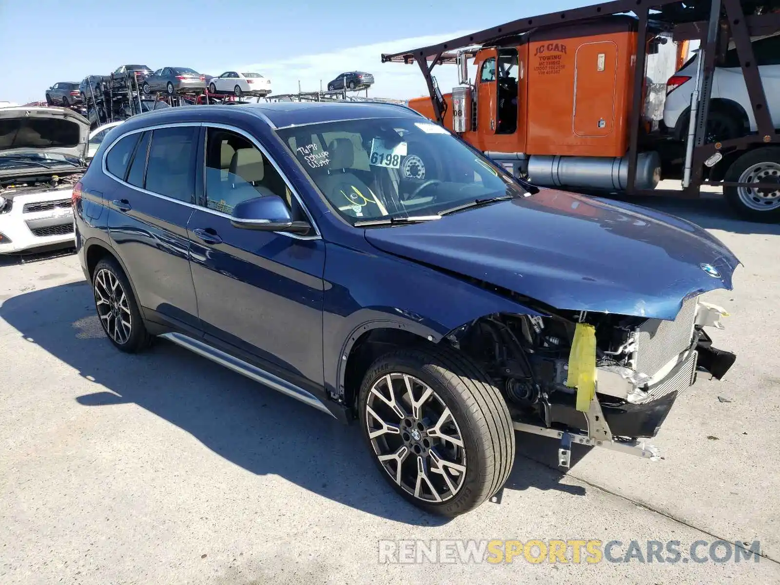 1 Photograph of a damaged car WBXJG7C06M5S24907 BMW X1 2021