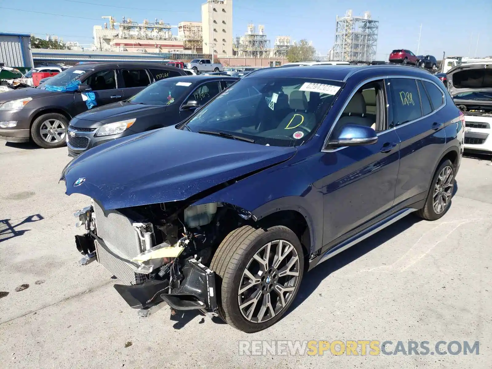 2 Photograph of a damaged car WBXJG7C06M5S24907 BMW X1 2021