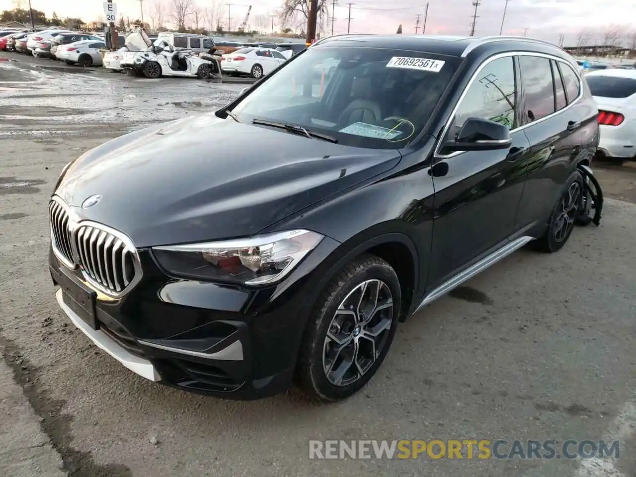 2 Photograph of a damaged car WBXJG7C06M5S28147 BMW X1 2021