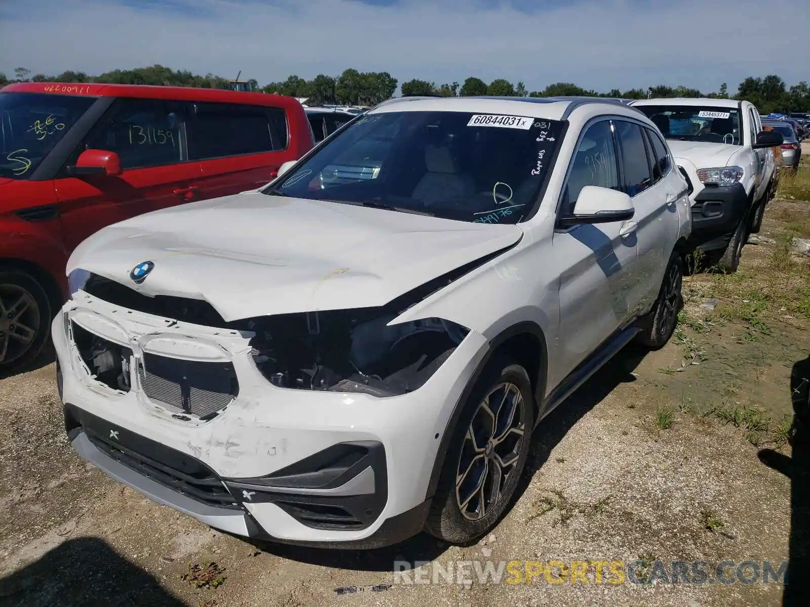 2 Photograph of a damaged car WBXJG7C06M5S49175 BMW X1 2021