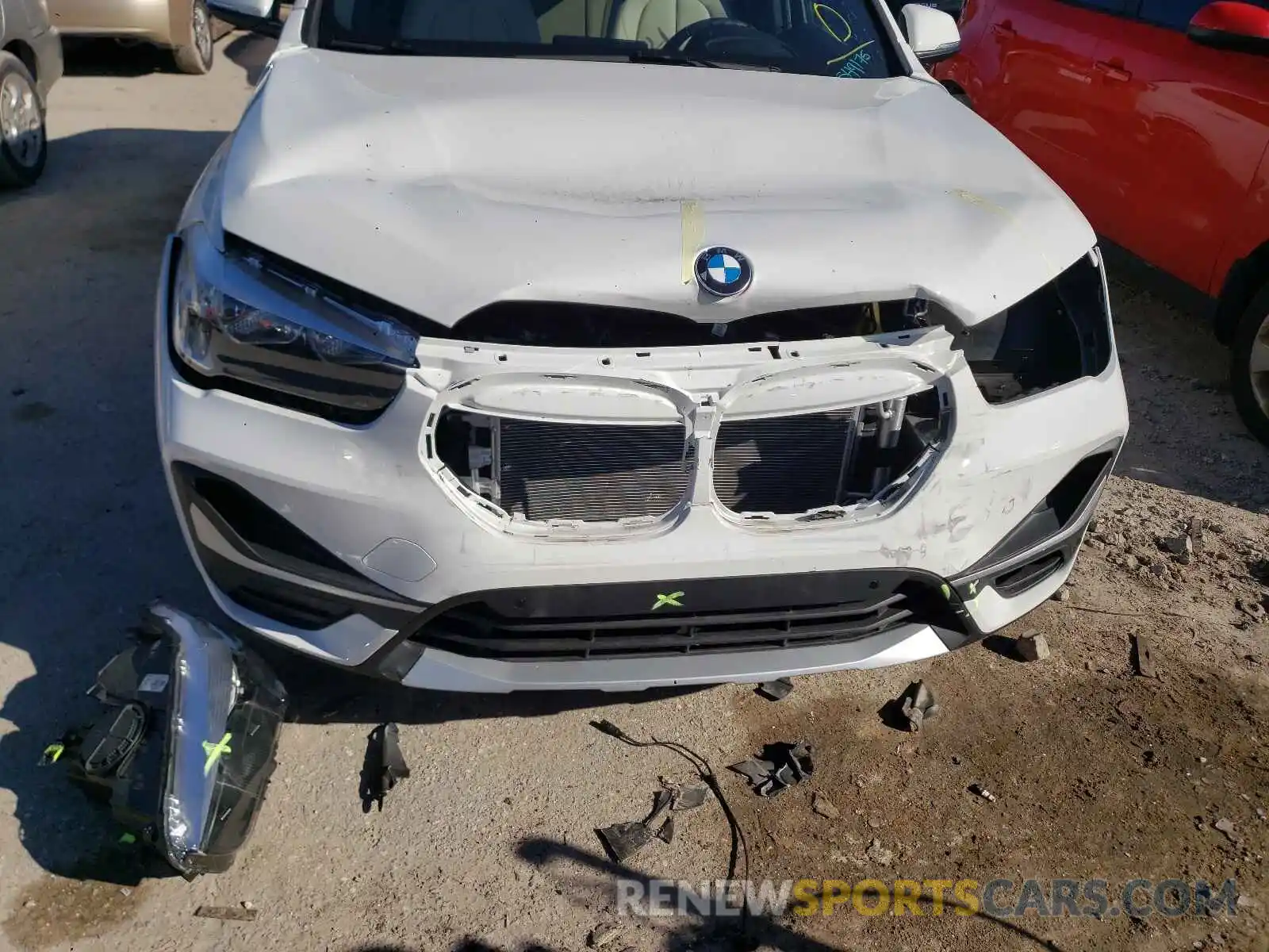 9 Photograph of a damaged car WBXJG7C06M5S49175 BMW X1 2021