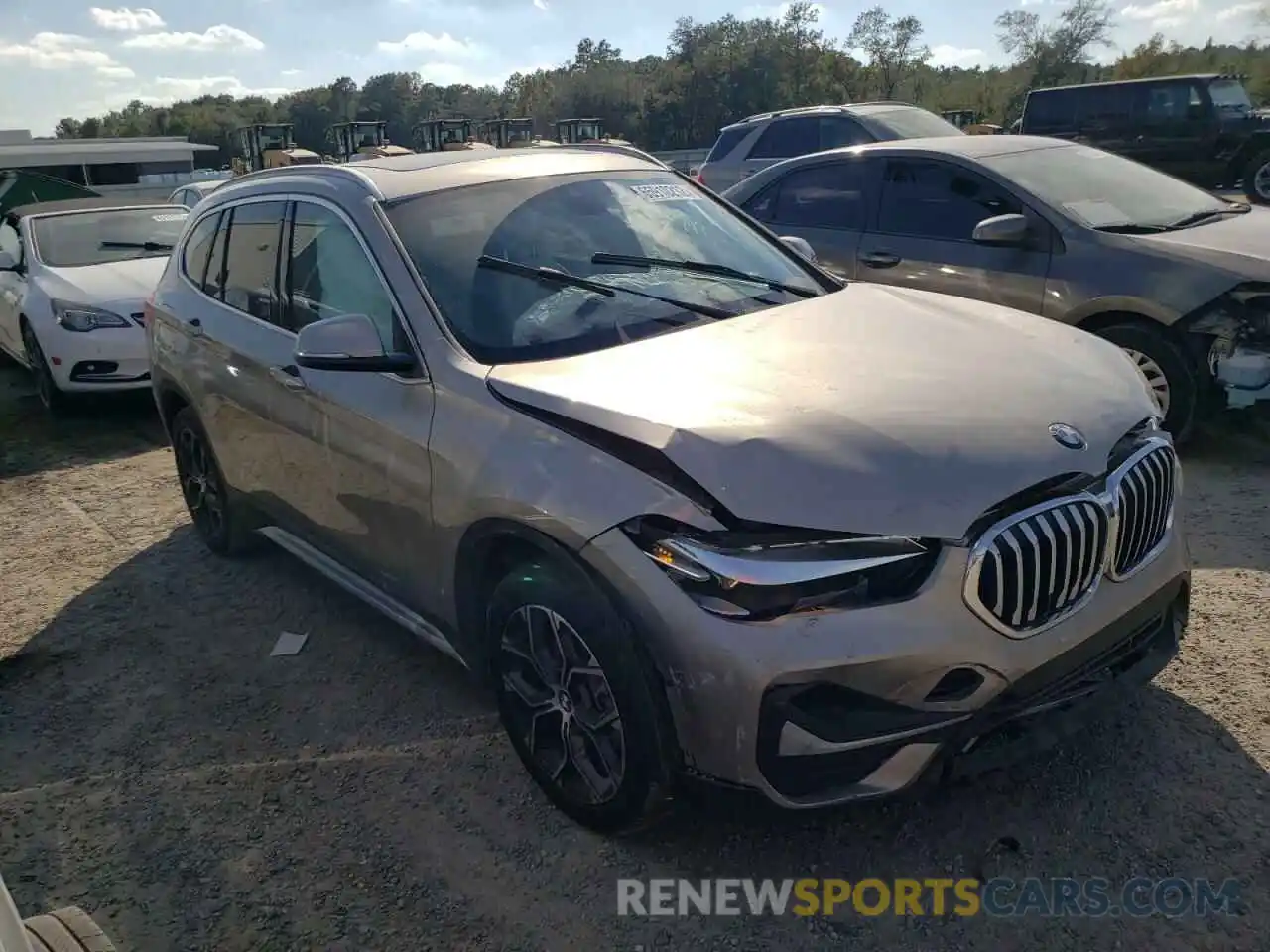 1 Photograph of a damaged car WBXJG7C06M5T92031 BMW X1 2021