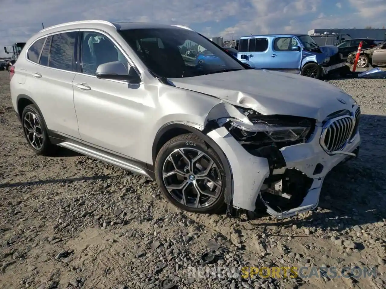 1 Фотография поврежденного автомобиля WBXJG7C06M5U37906 BMW X1 2021